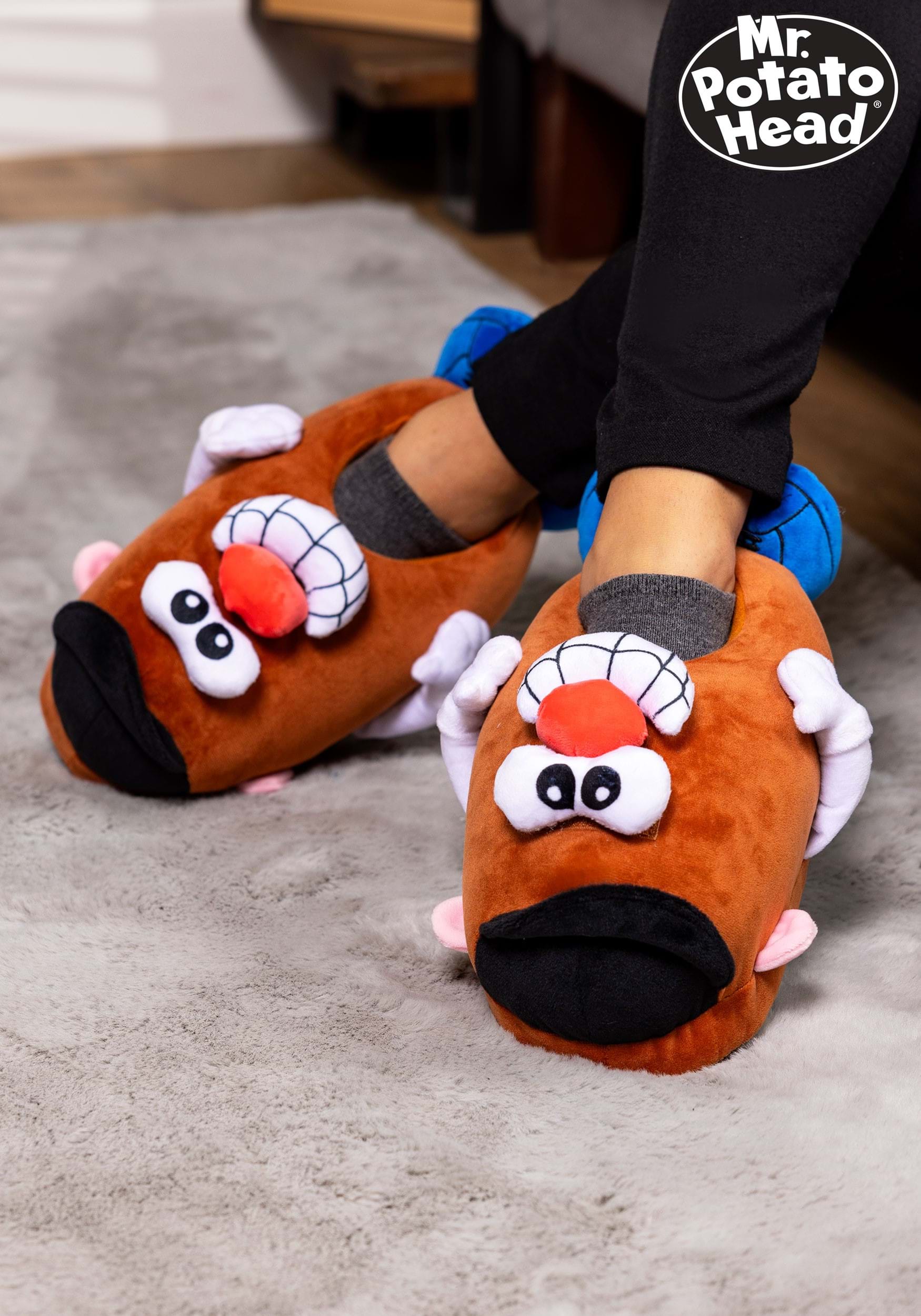 Adult Mr. Potato Head Slippers
