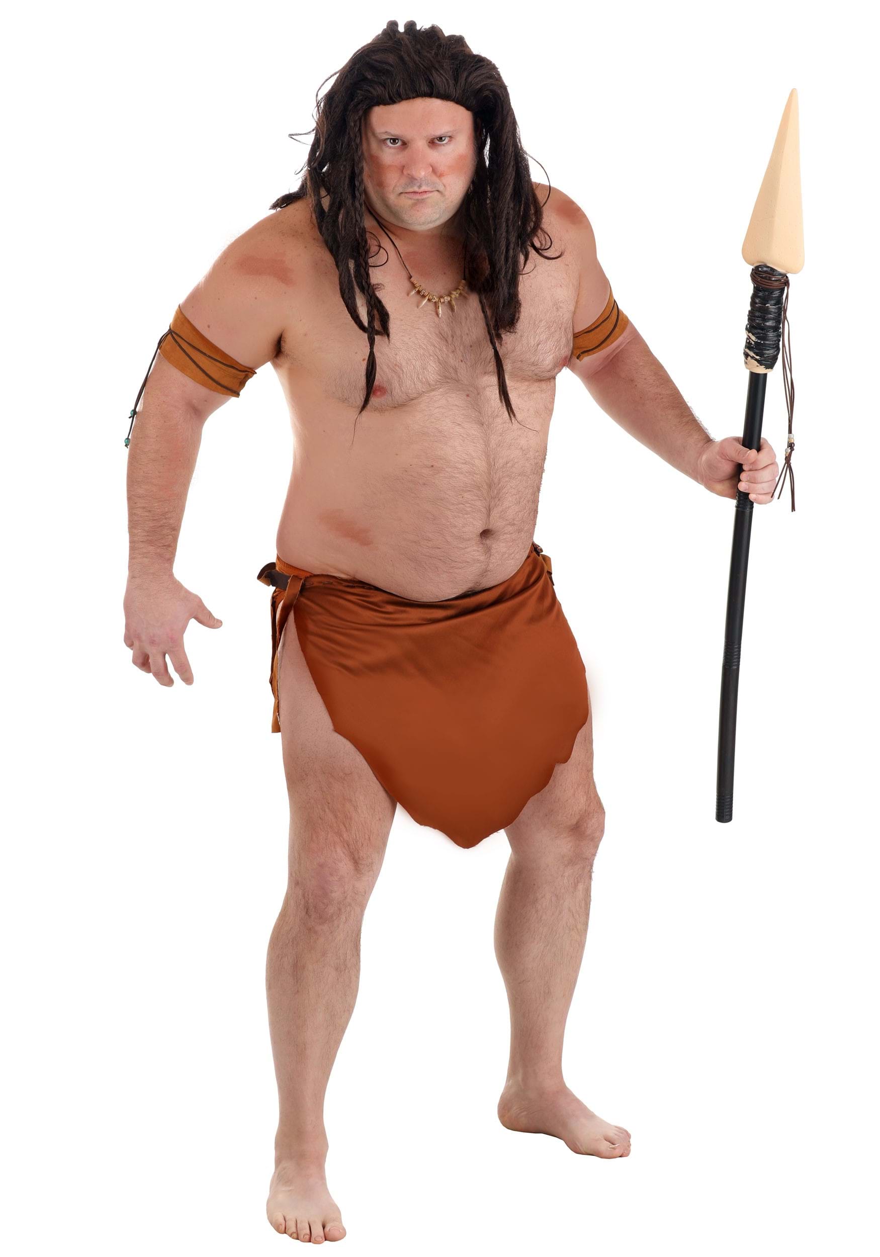 Plus Size Jungle Man Costume for Adults