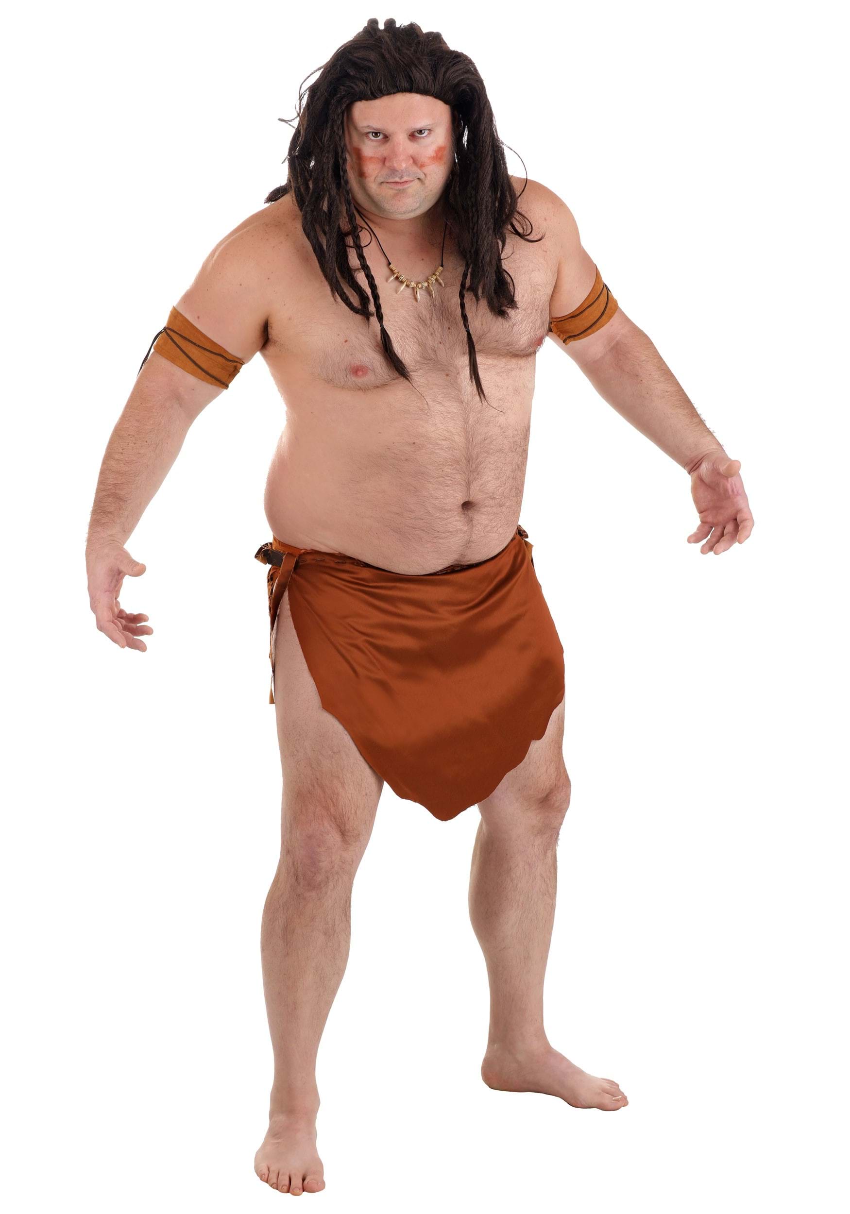 Plus Size Jungle Man Costume for Adults