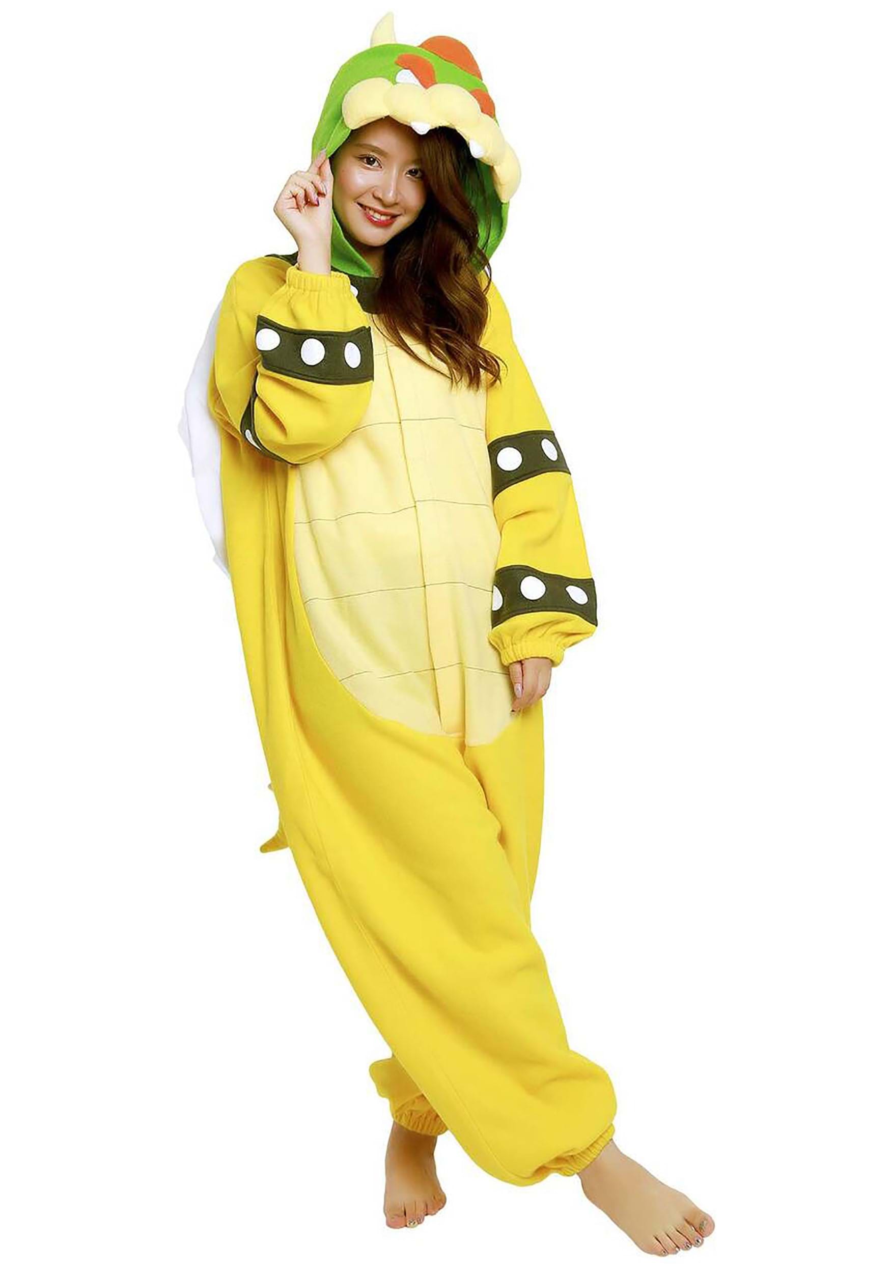 Super Mario Brothers Bowser Adult Kigurumi Costume