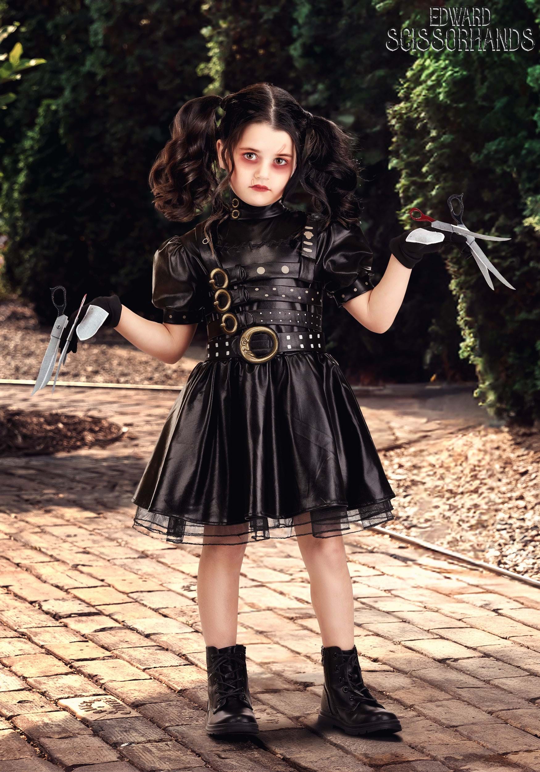 Girl's Toddler Edward Scissorhands Costume Dress