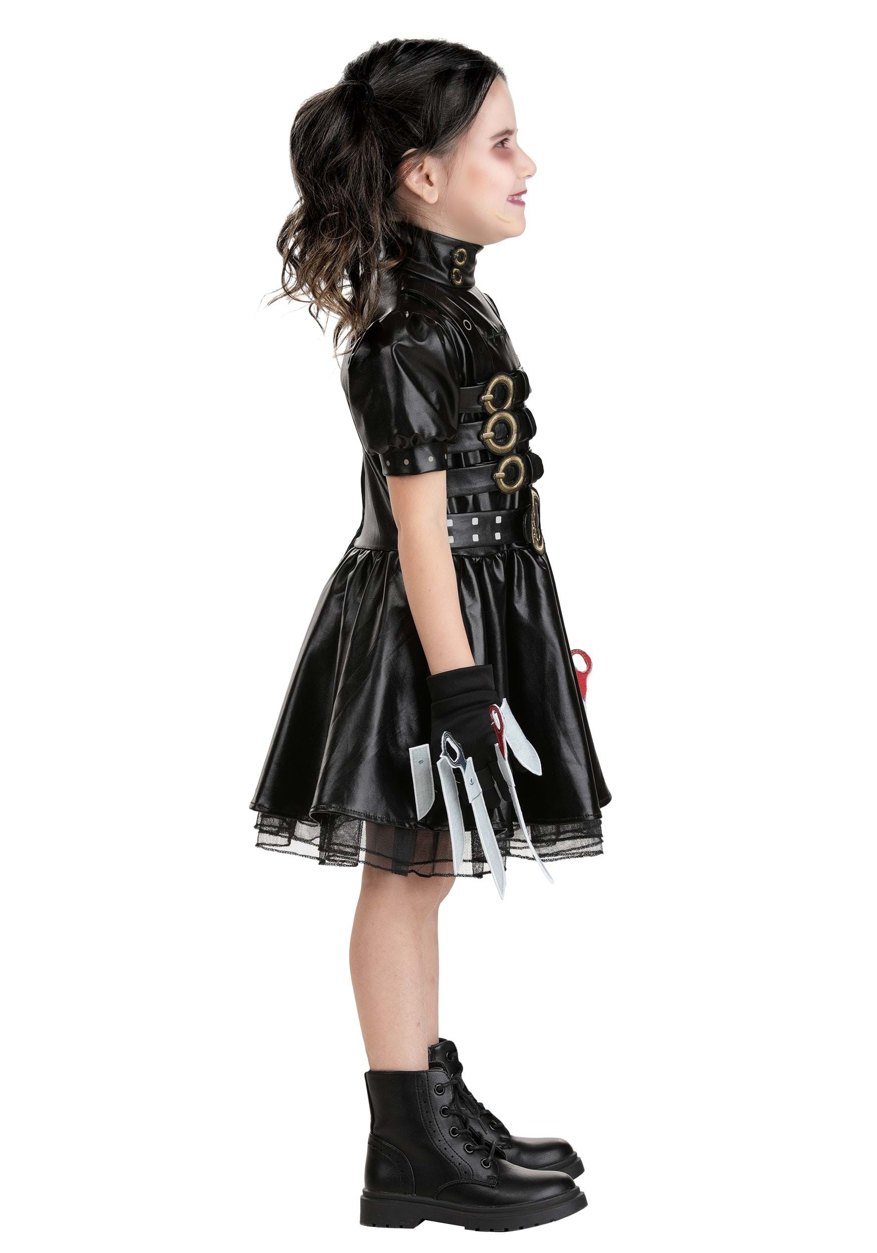 Girl's Toddler Edward Scissorhands Costume Dress