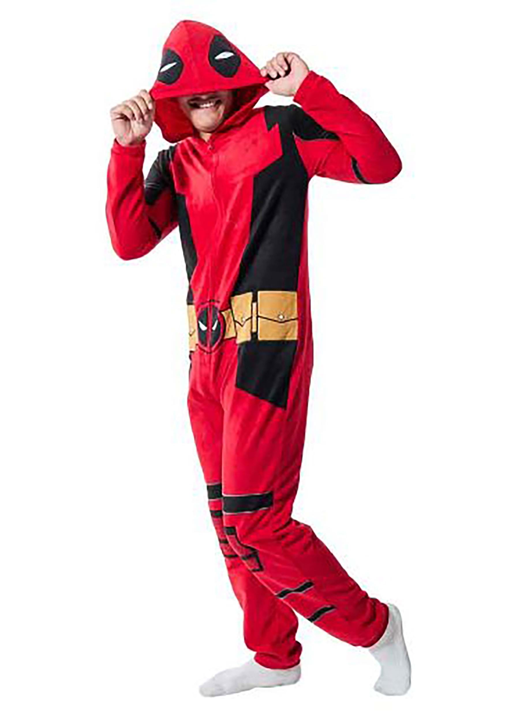 Marvel Deadpool Cosplay Union Suit Costume for Adults