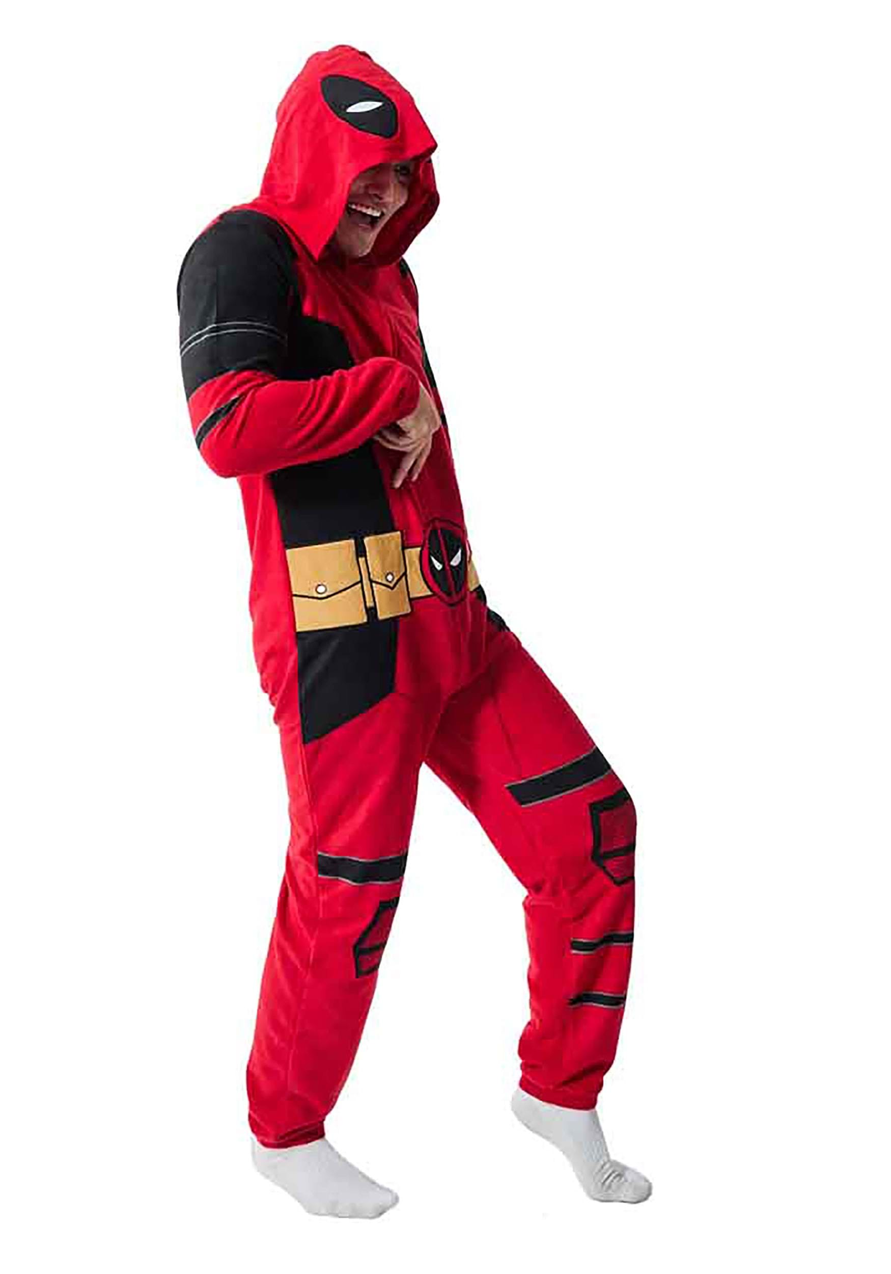 Marvel Deadpool Cosplay Union Suit Costume for Adults