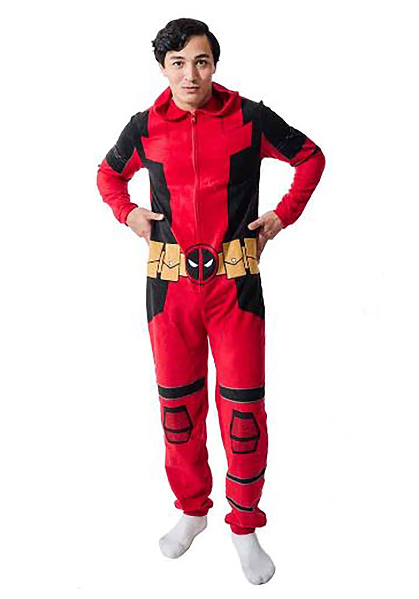 Marvel Deadpool Cosplay Union Suit Costume for Adults