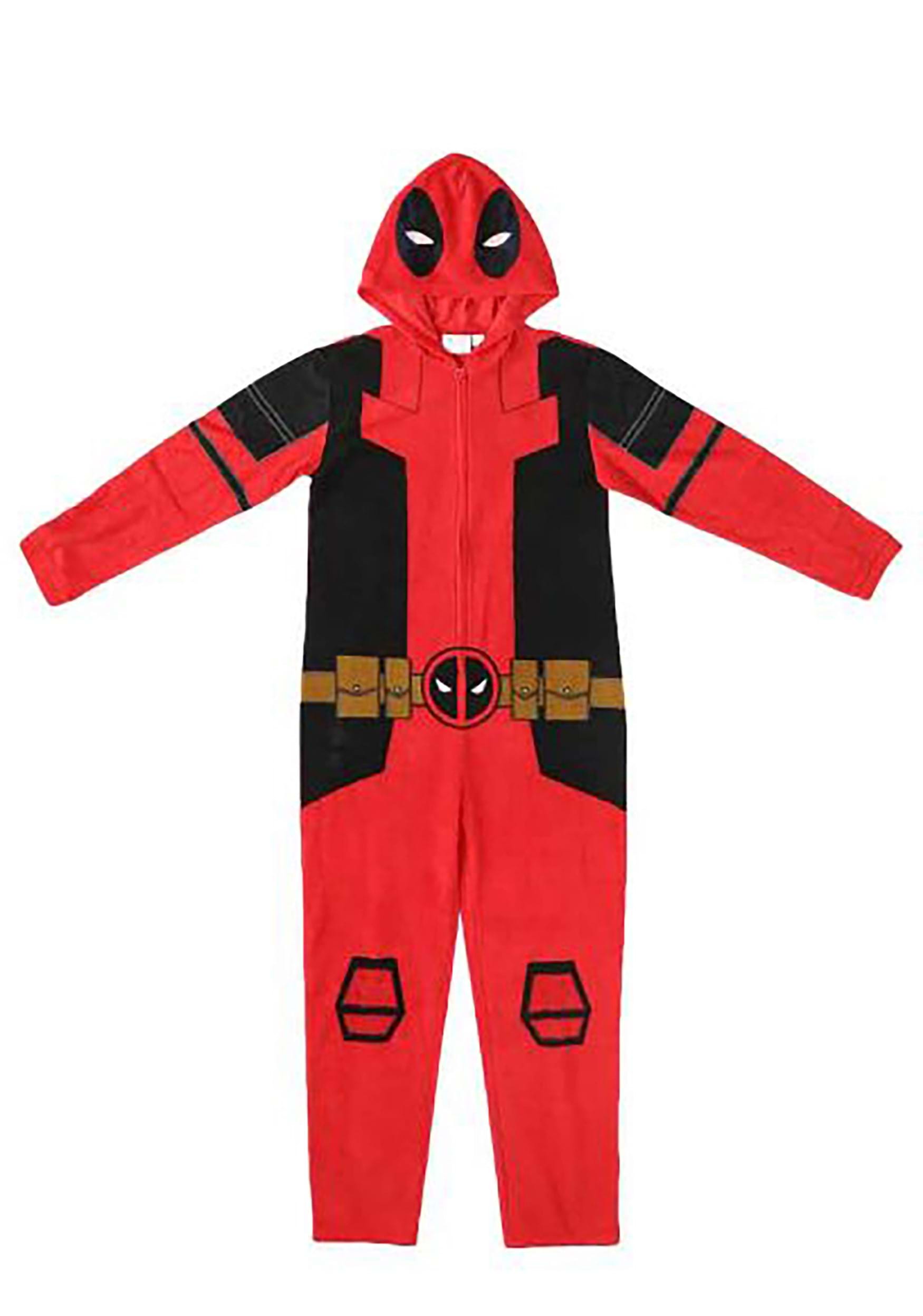 Marvel Deadpool Cosplay Union Suit Costume for Adults