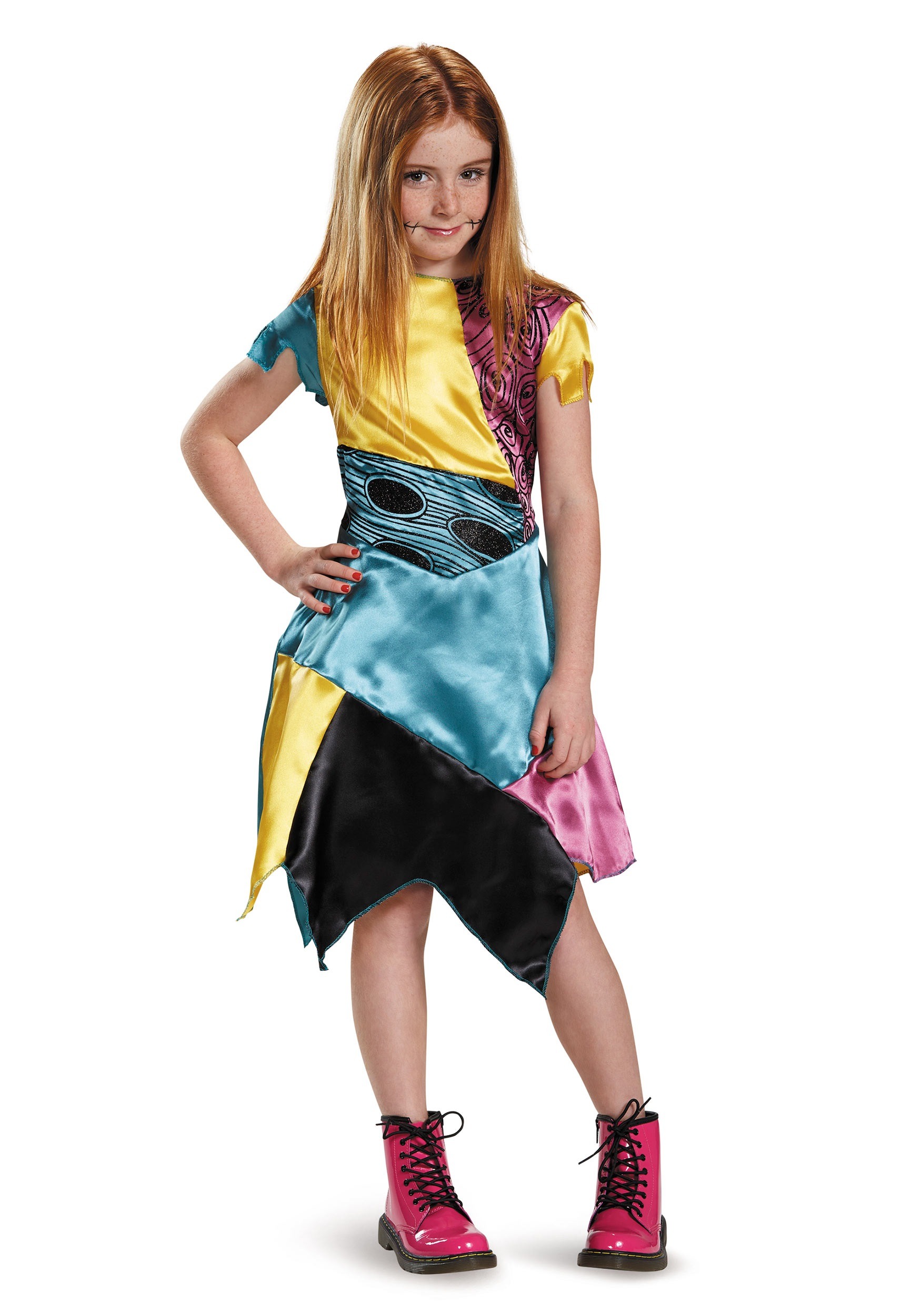 Nightmare Before Christmas Sally Costume for Girls