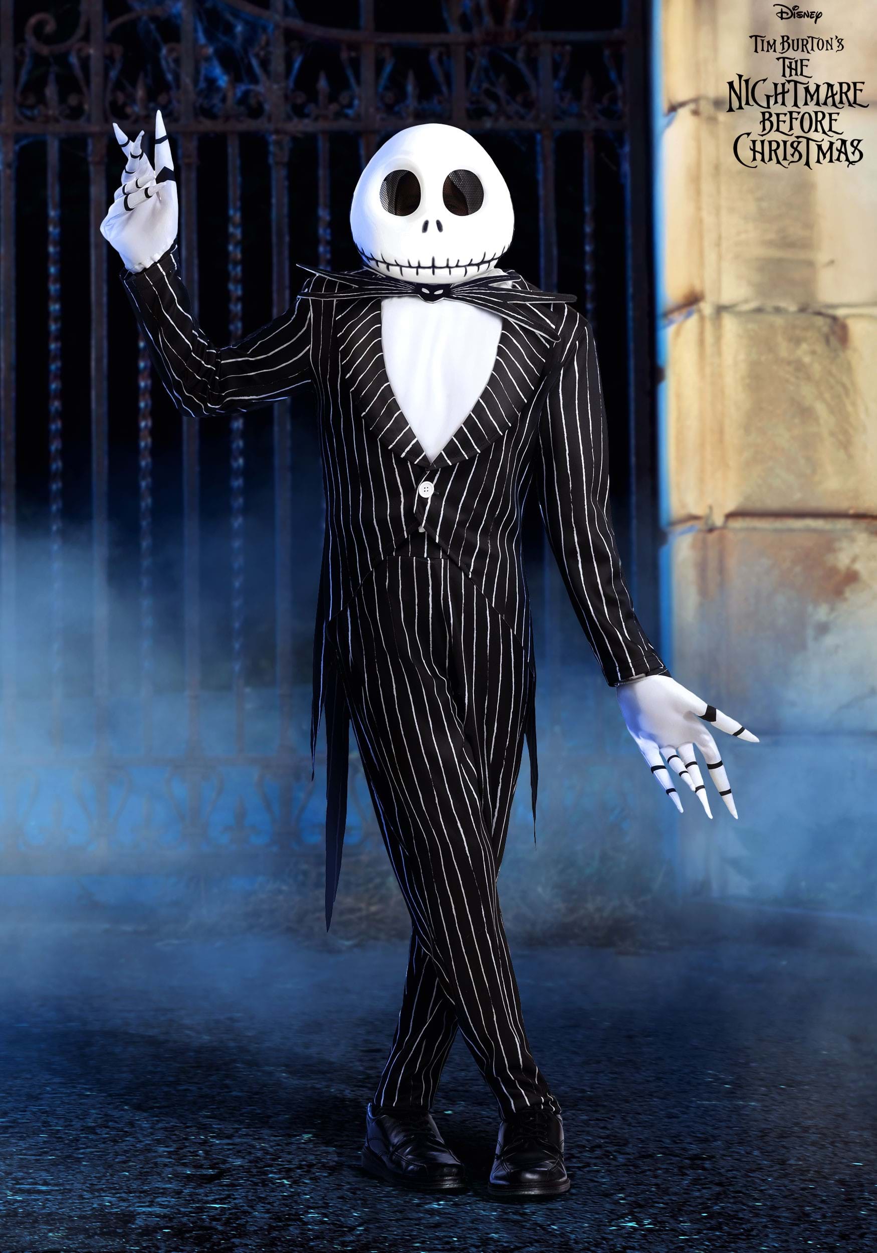 Deluxe Disney Jack Skellington Costume for Boys