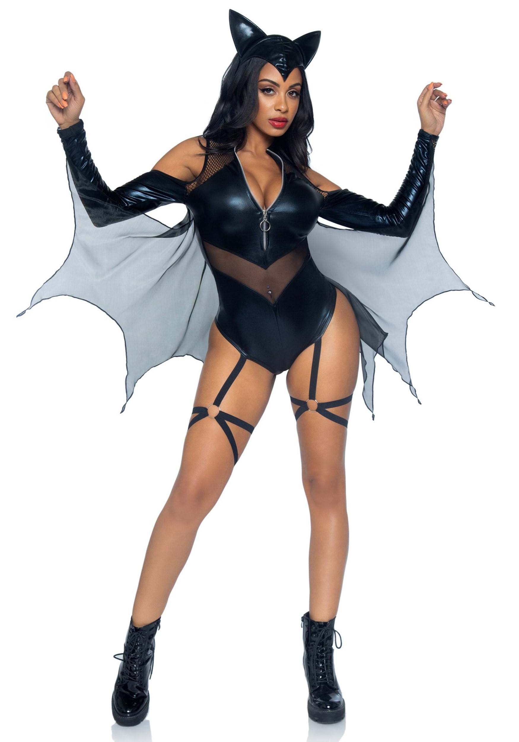 Sexy Night Bat Women's Costume