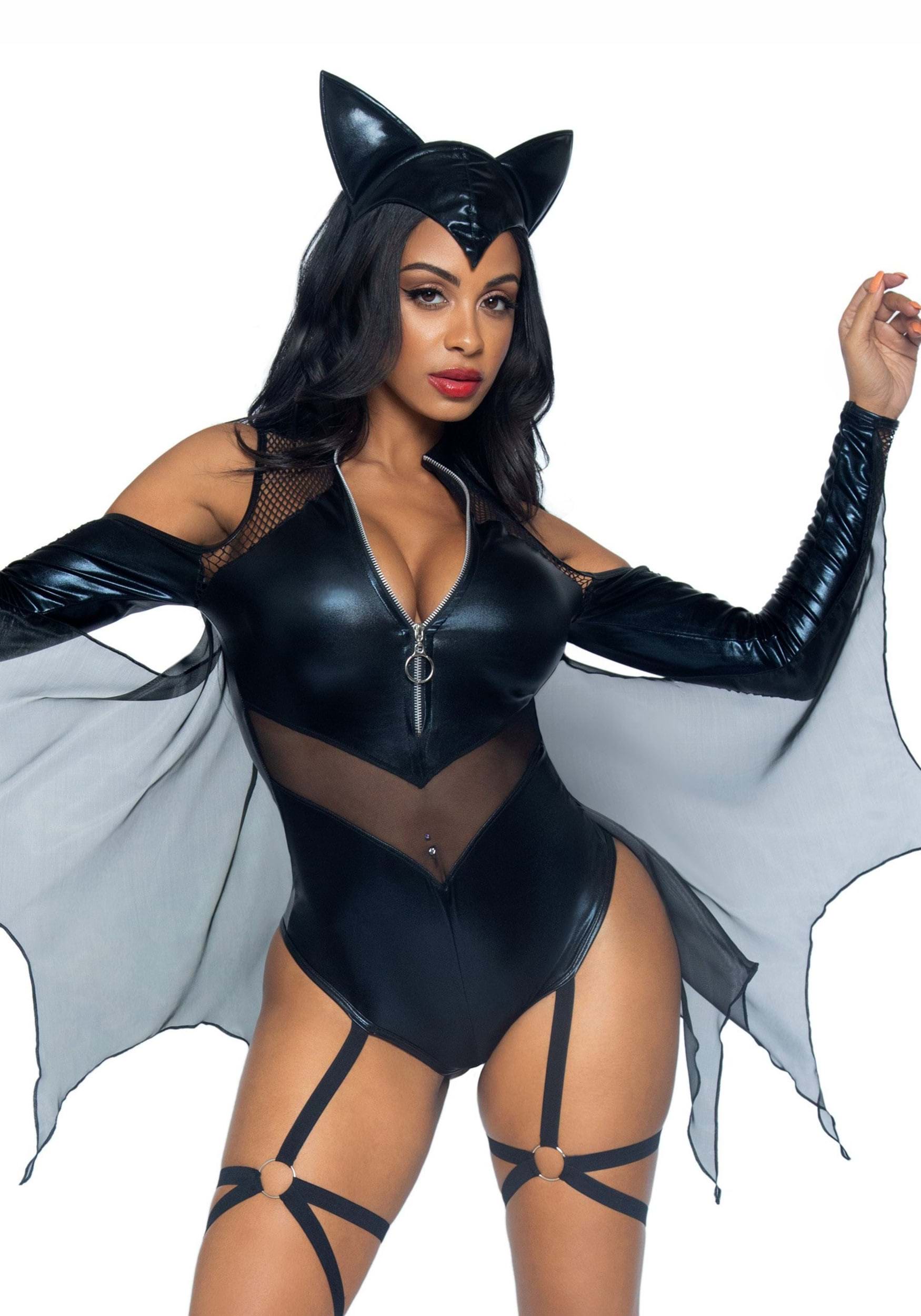 Sexy Night Bat Women's Costume