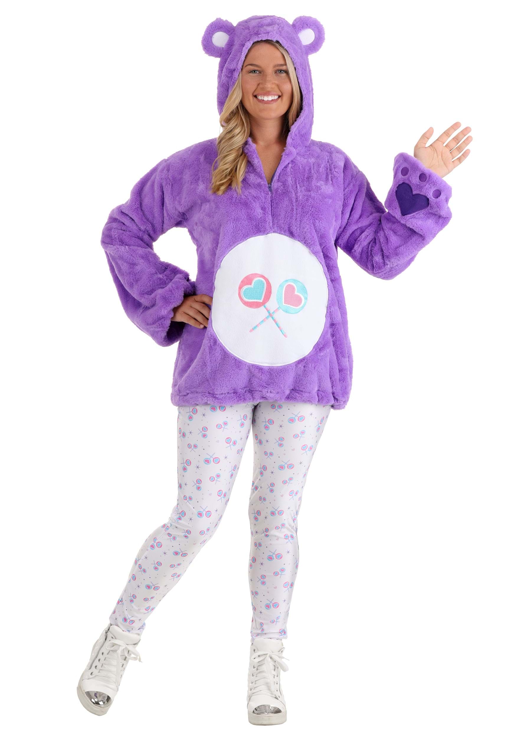 Care Bears Women's Deluxe Share Bear Hoodie Costume
