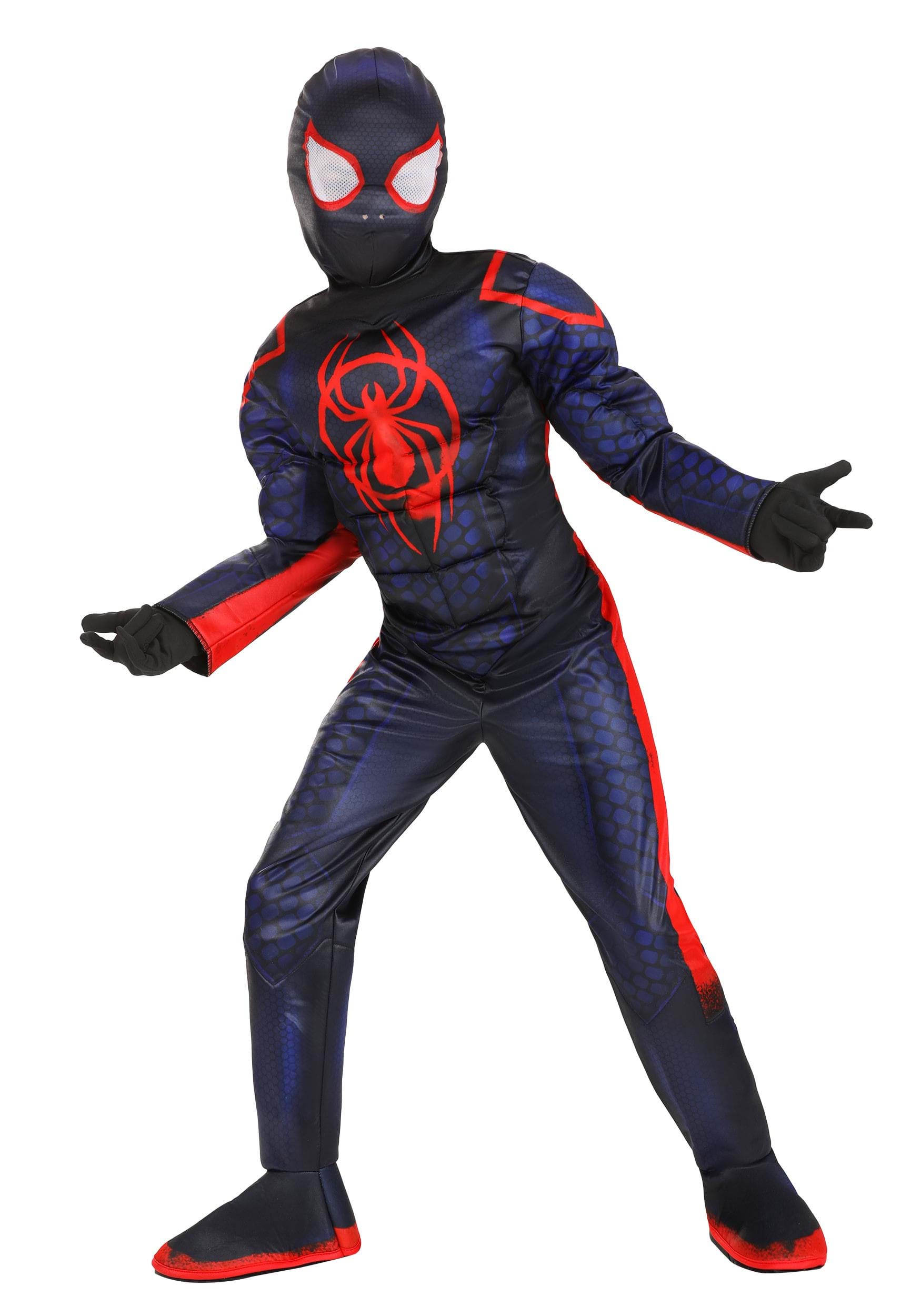 Miles Morales Spider-Man Costume for Boys 1 Miles Morales Spider-Man Costume for Boys