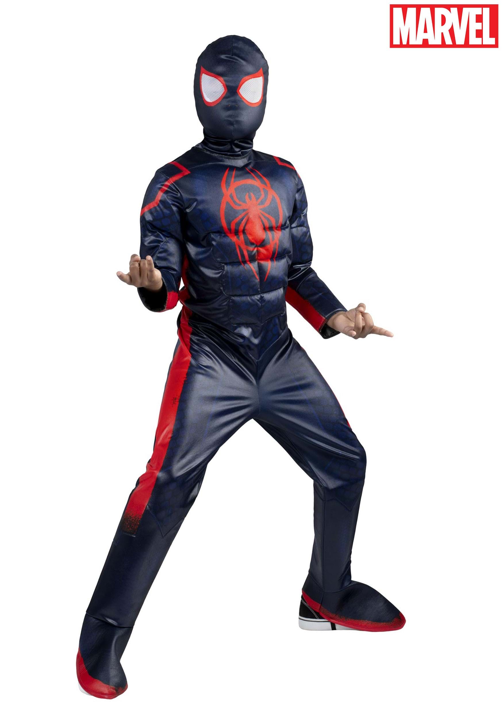 Miles Morales Spider-Man Costume for Boys 2 Miles Morales Spider-Man Costume for Boys
