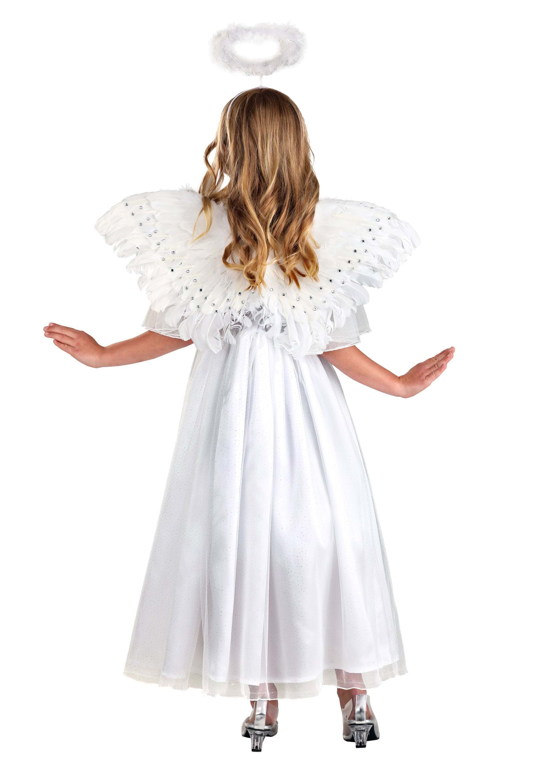 Shimmering Angel Girl's Costume