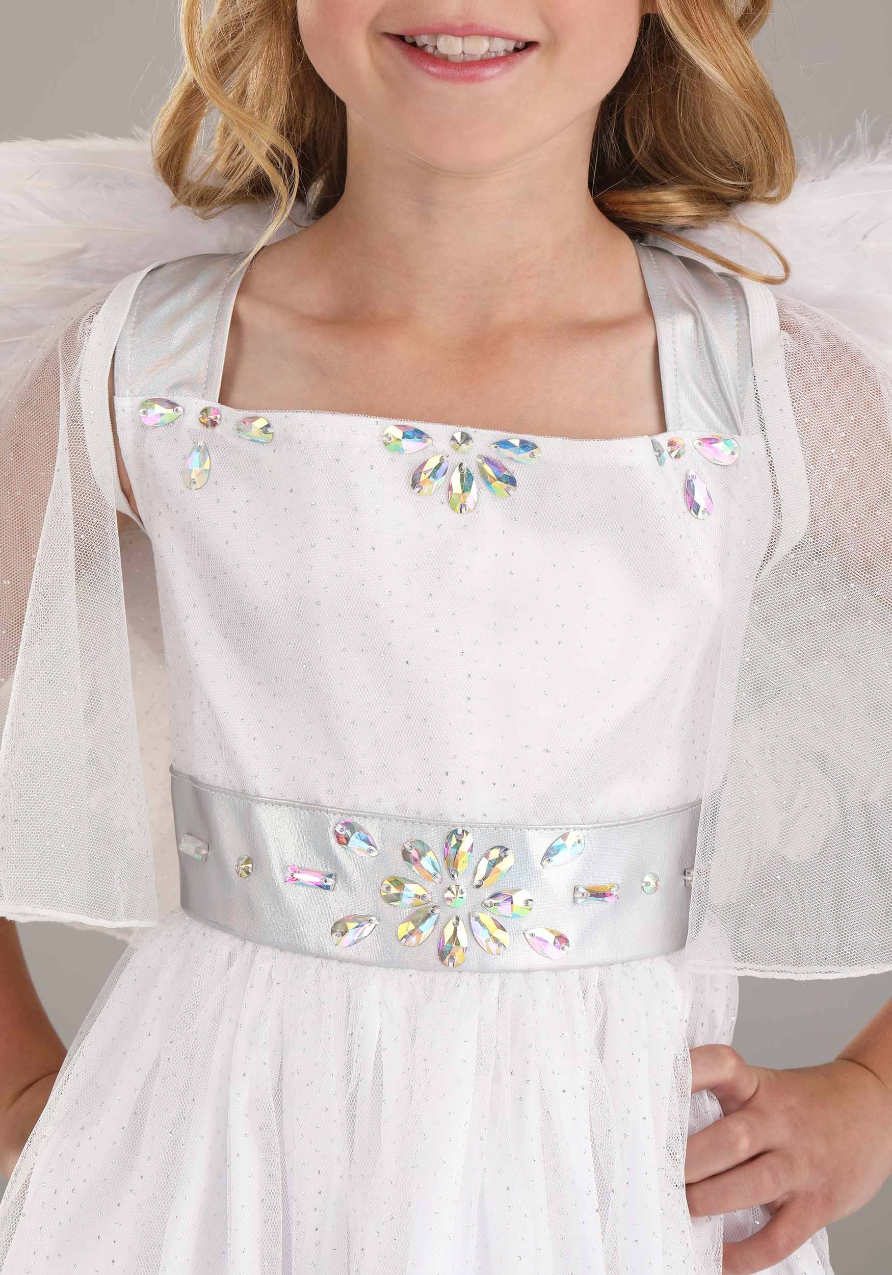 Shimmering Angel Girl's Costume