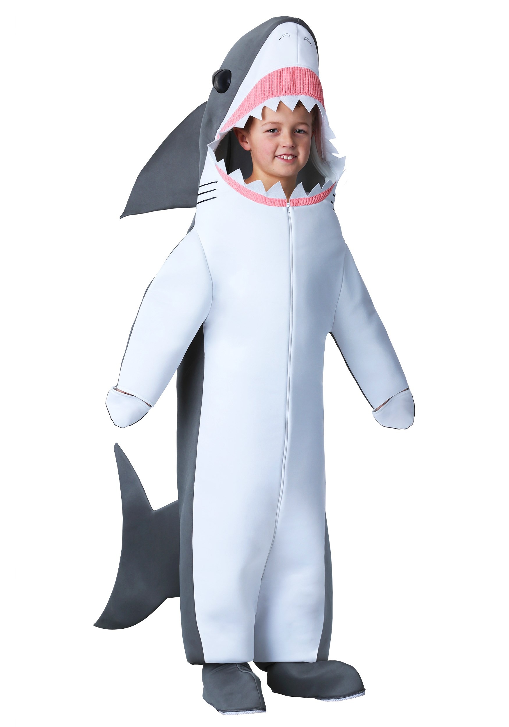 Kid's Great White Shark Costume 1 Kid's Great White Shark Costume