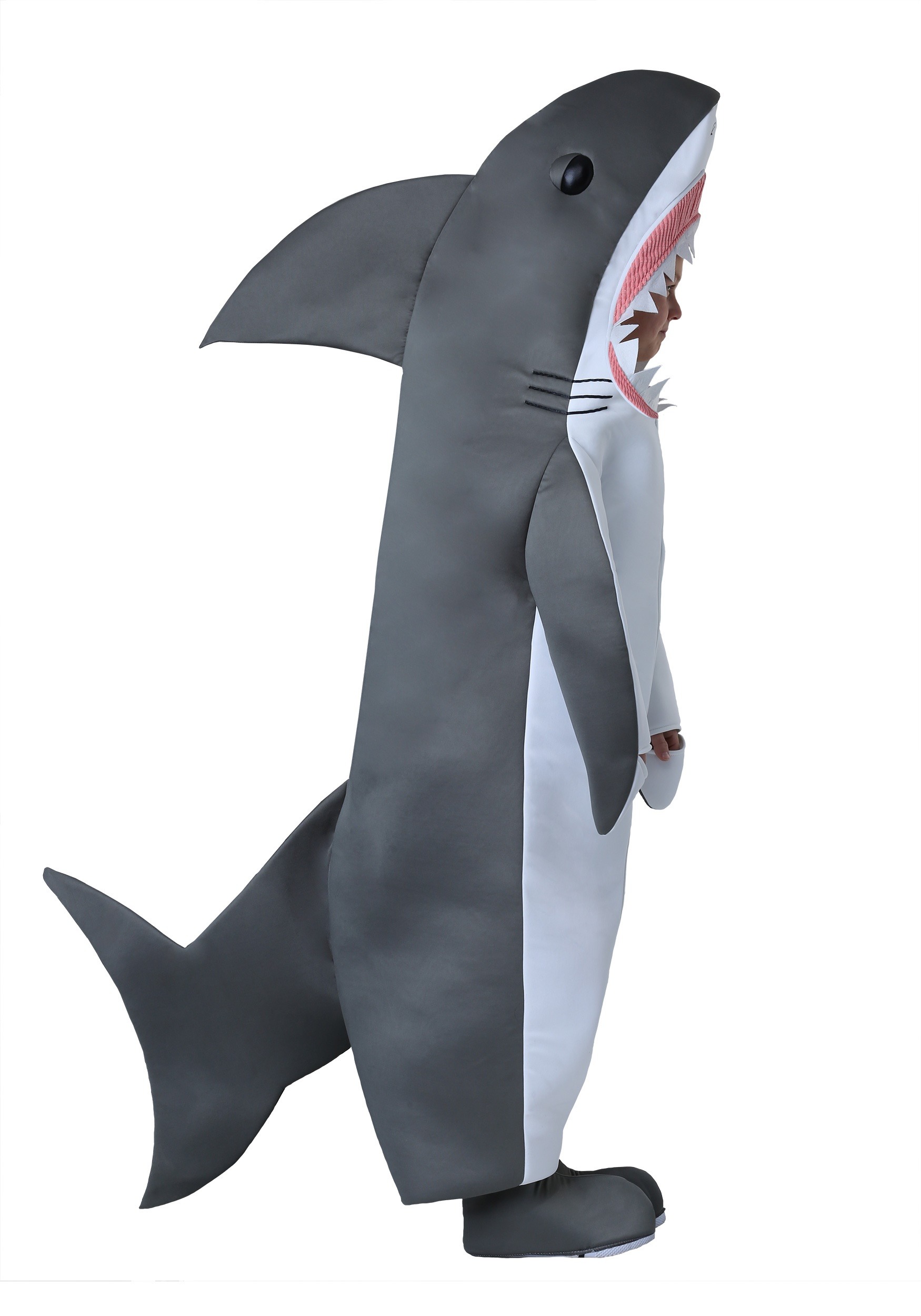 Kid's Great White Shark Costume 2 Kid's Great White Shark Costume