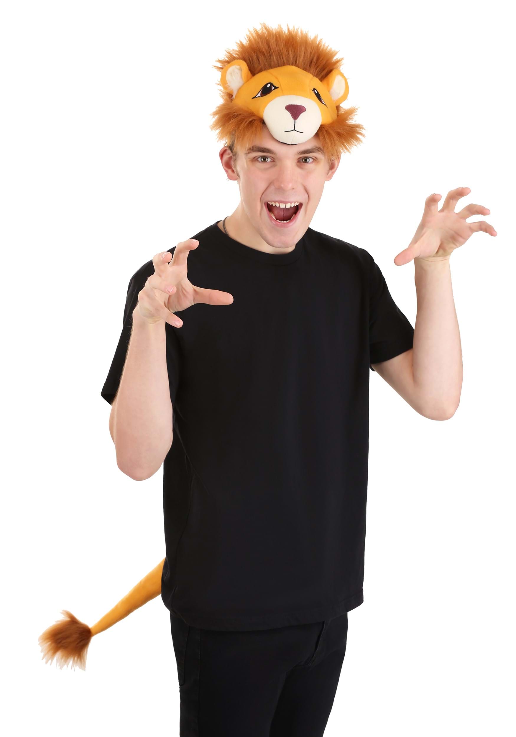 Lion Plush Headband & Tail Kit 2 Lion Plush Headband & Tail Kit