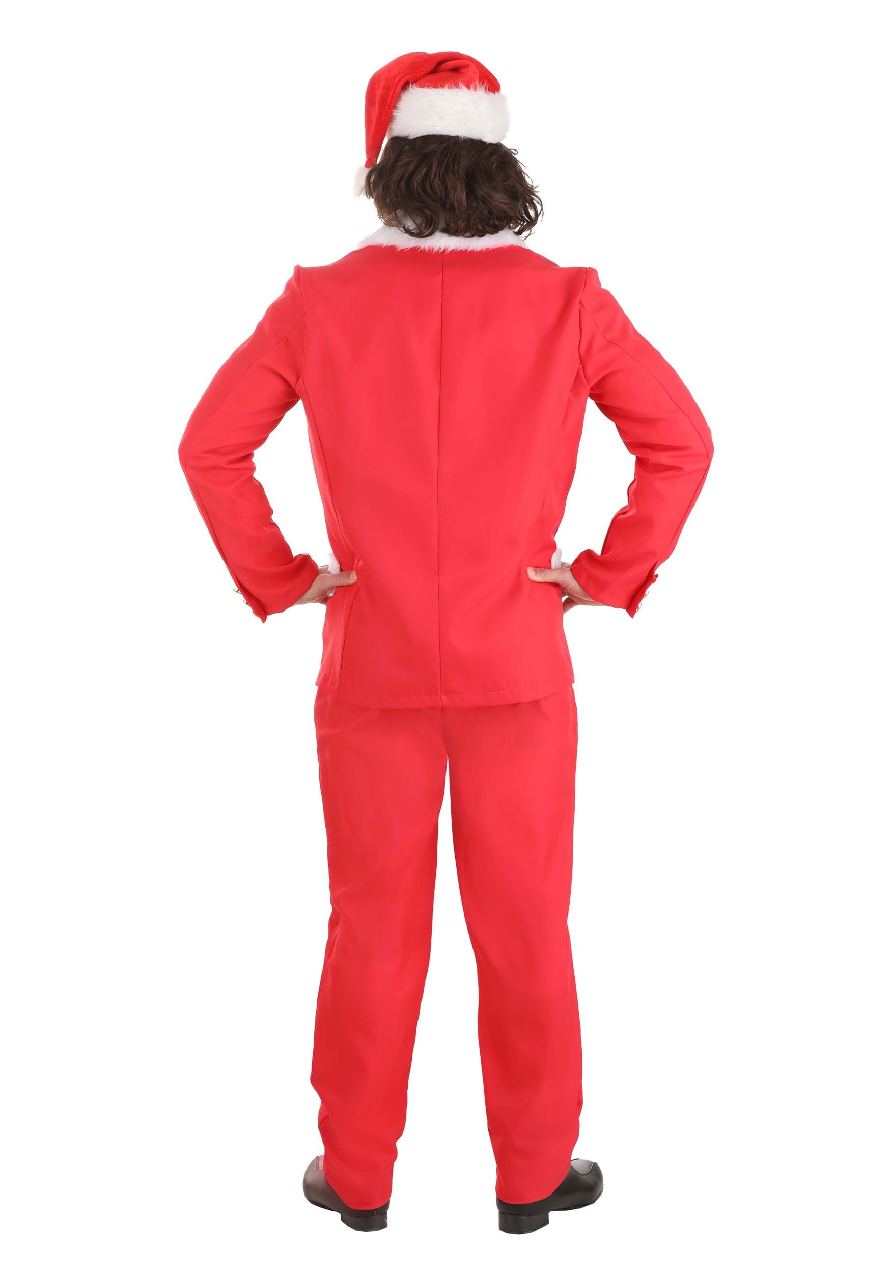 Red Holiday Santa Suit for Men