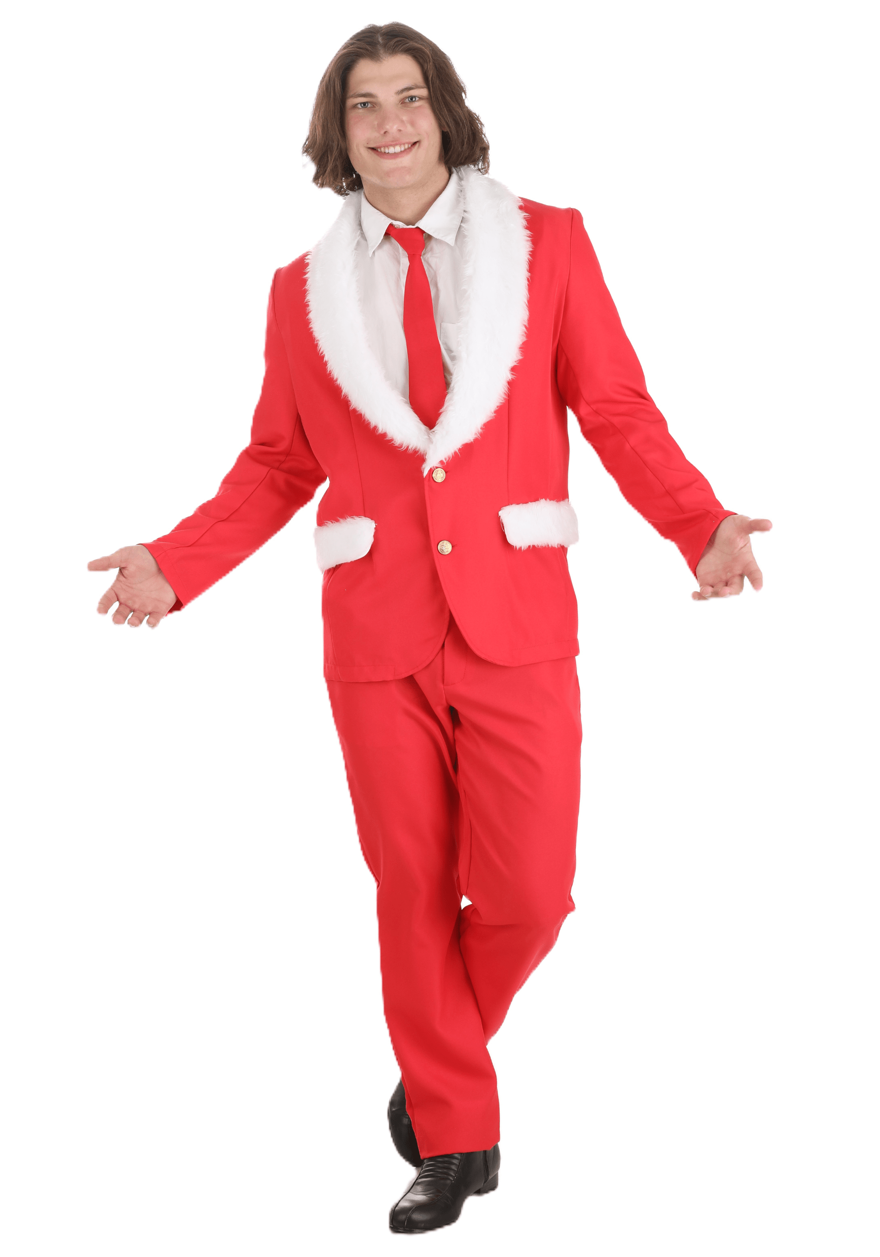 Red Holiday Santa Suit for Men