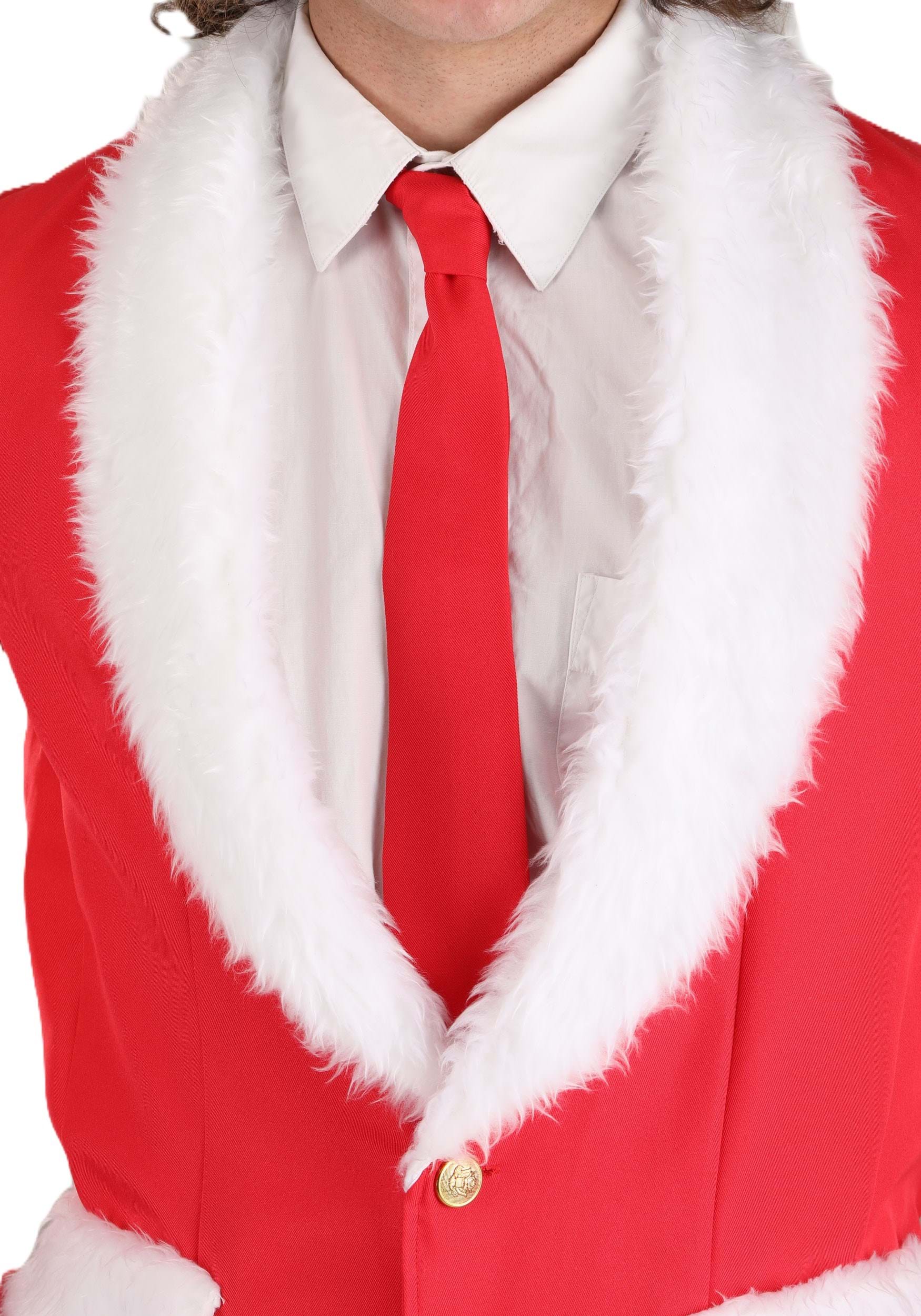 Red Holiday Santa Suit for Men