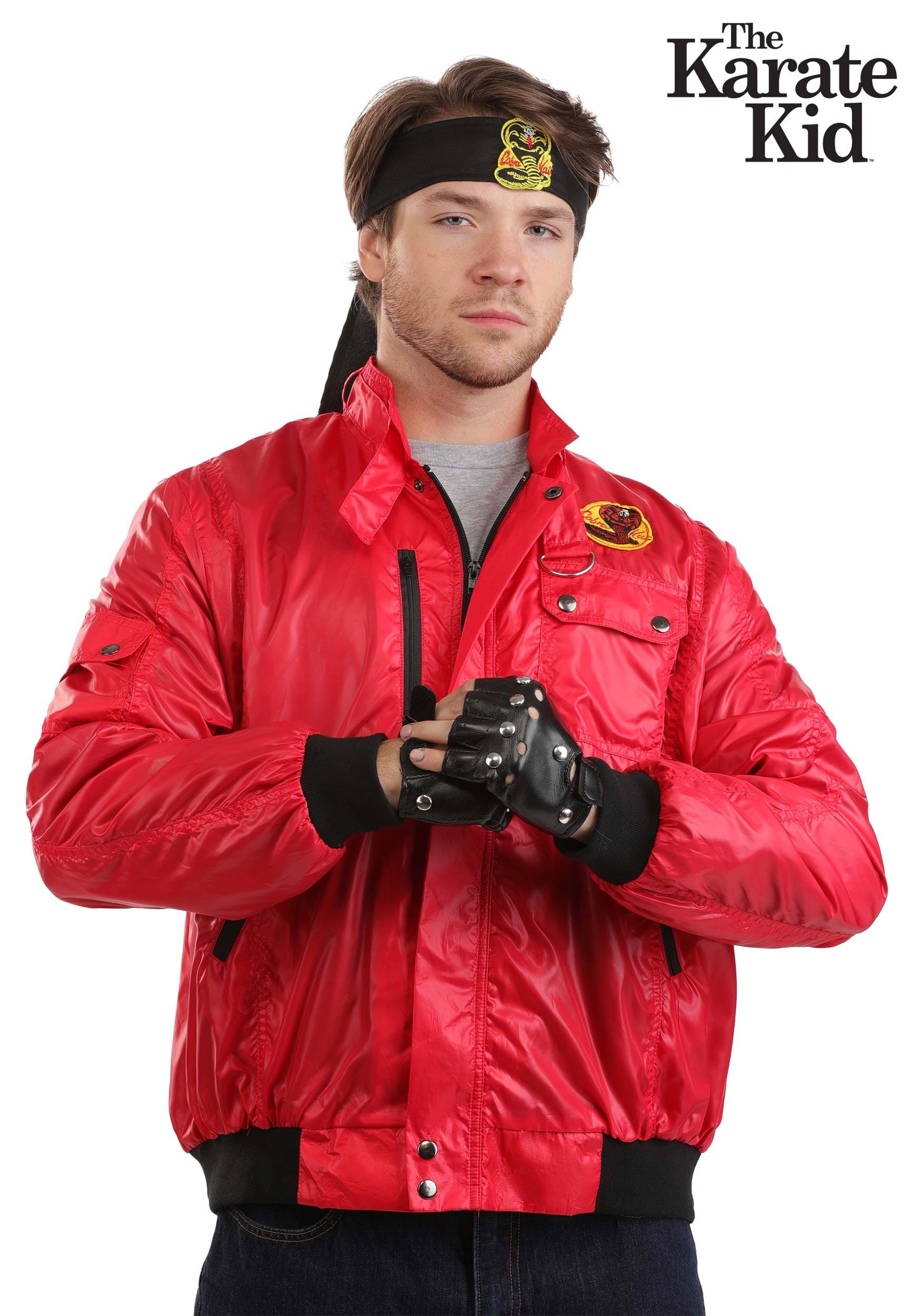 Karate Kid Adult Red Cobra Kai Costume Jacket