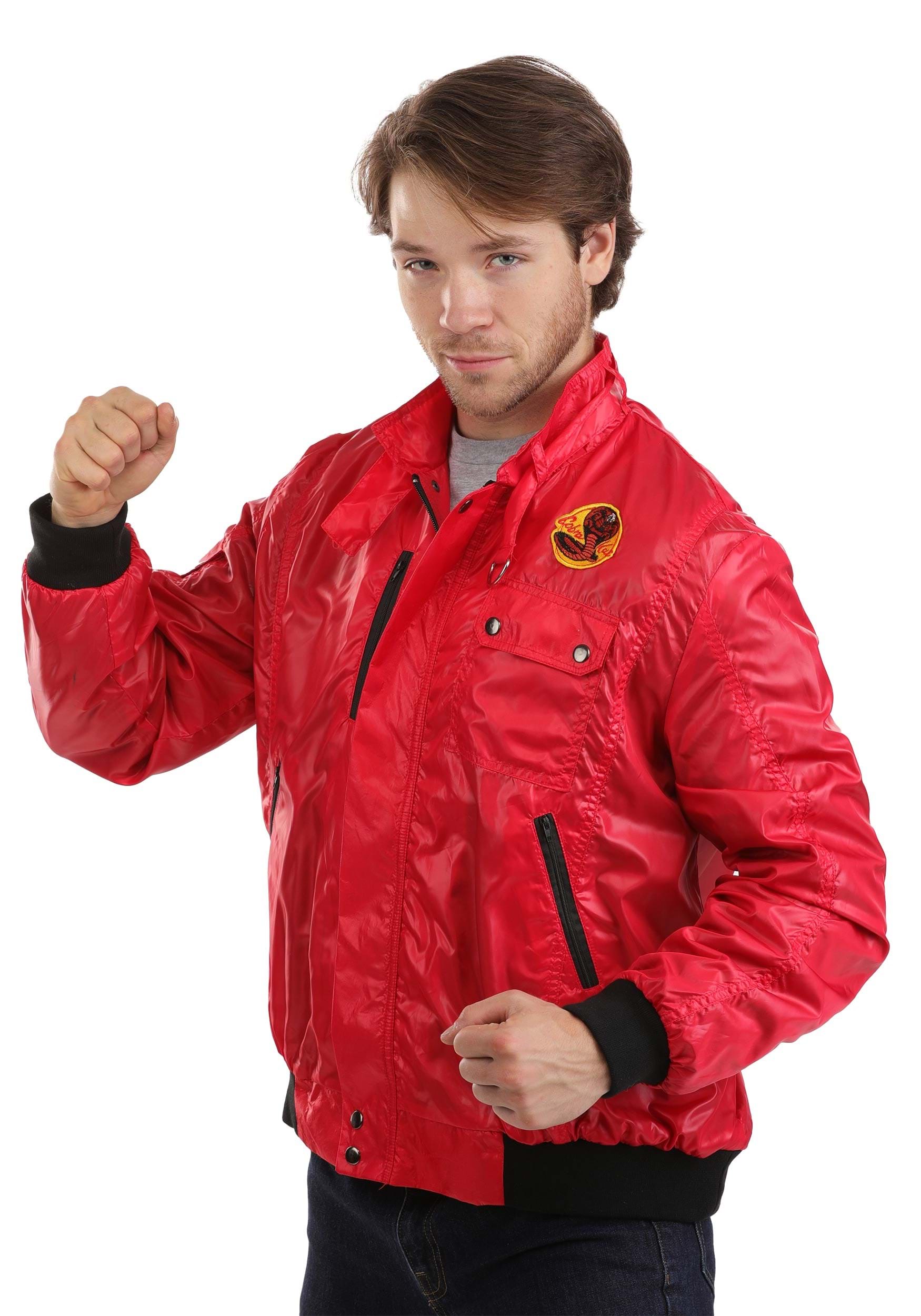 Karate Kid Adult Red Cobra Kai Costume Jacket