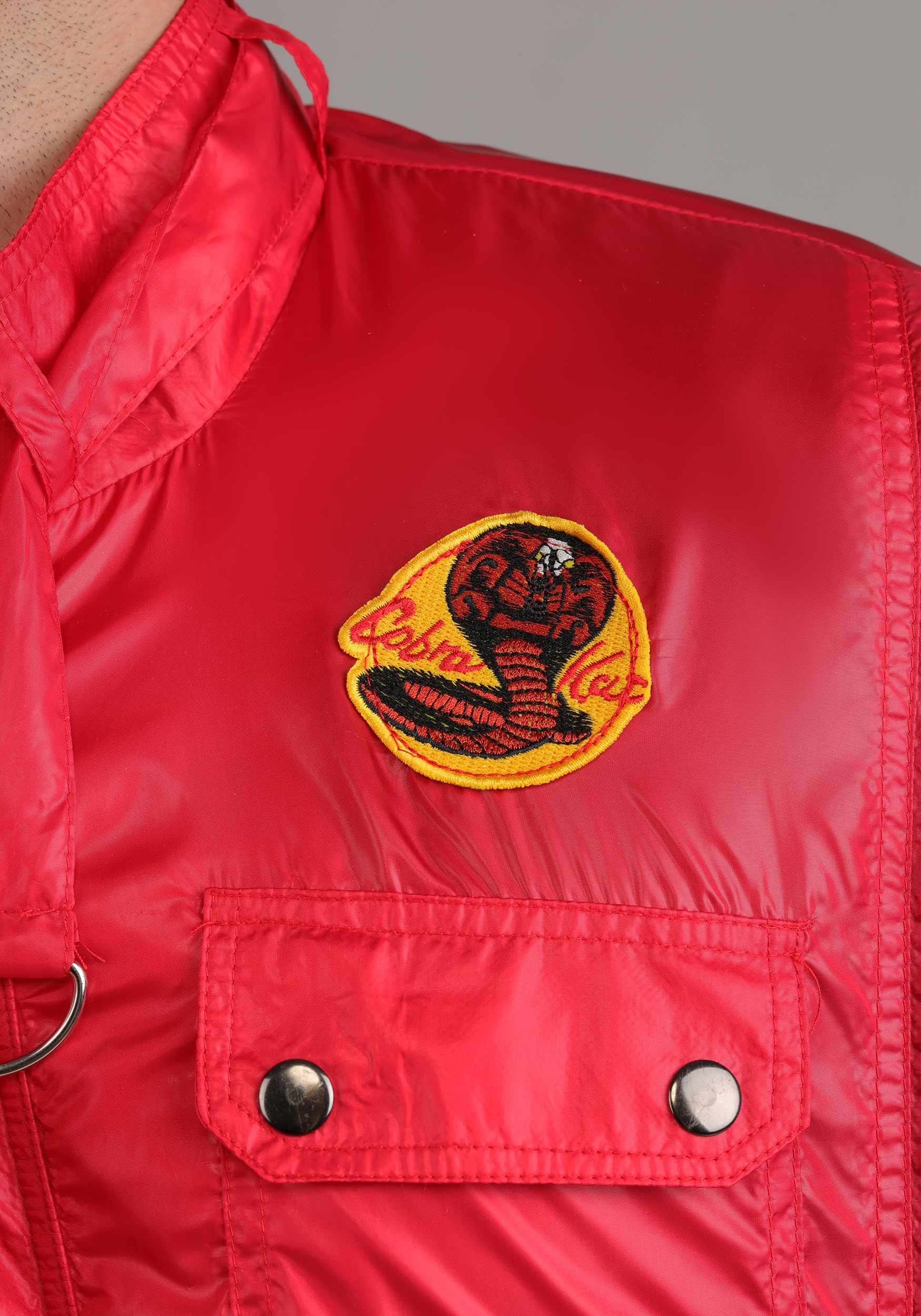 Karate Kid Adult Red Cobra Kai Costume Jacket