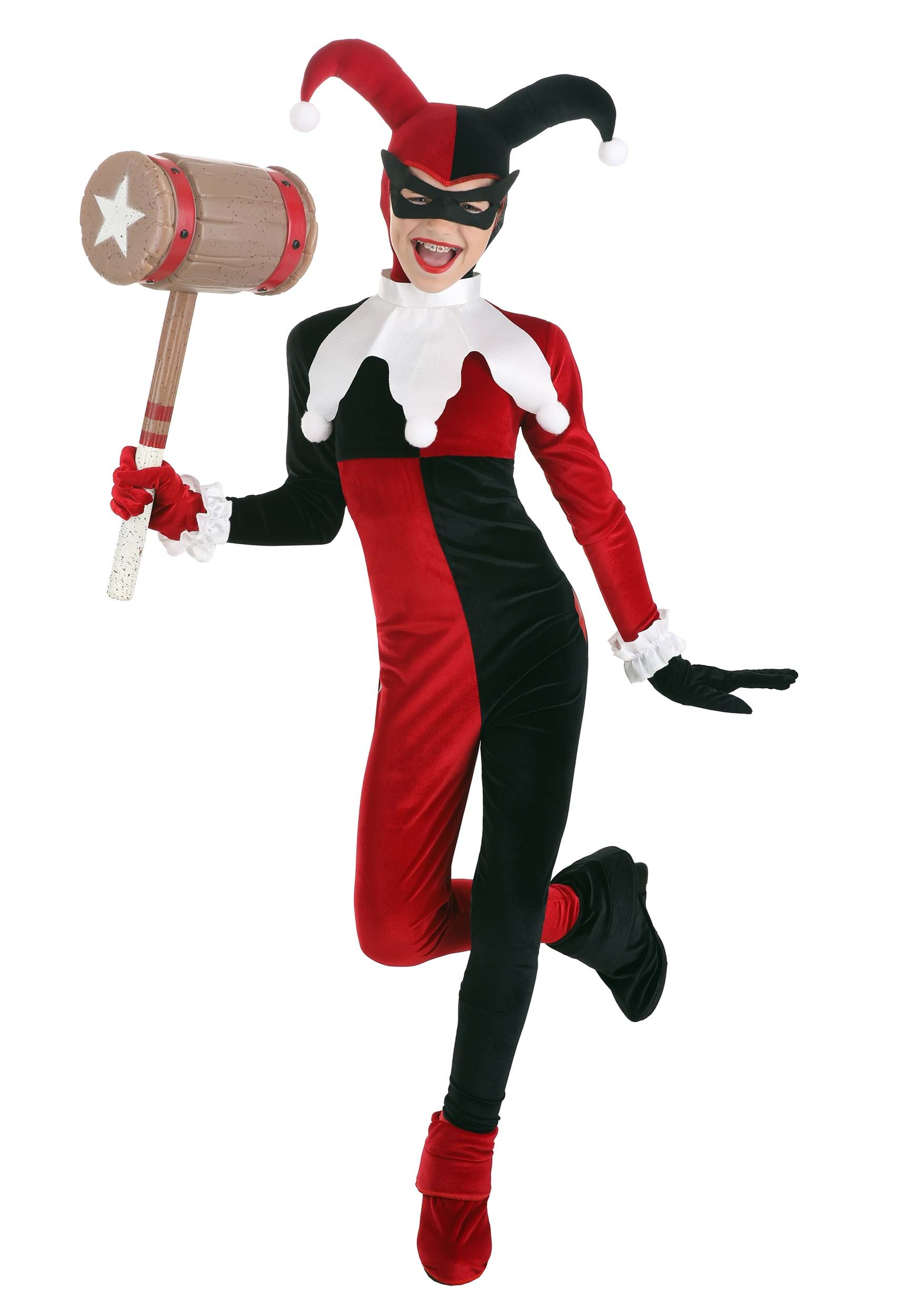 Harley Quinn Deluxe Kid's Costume