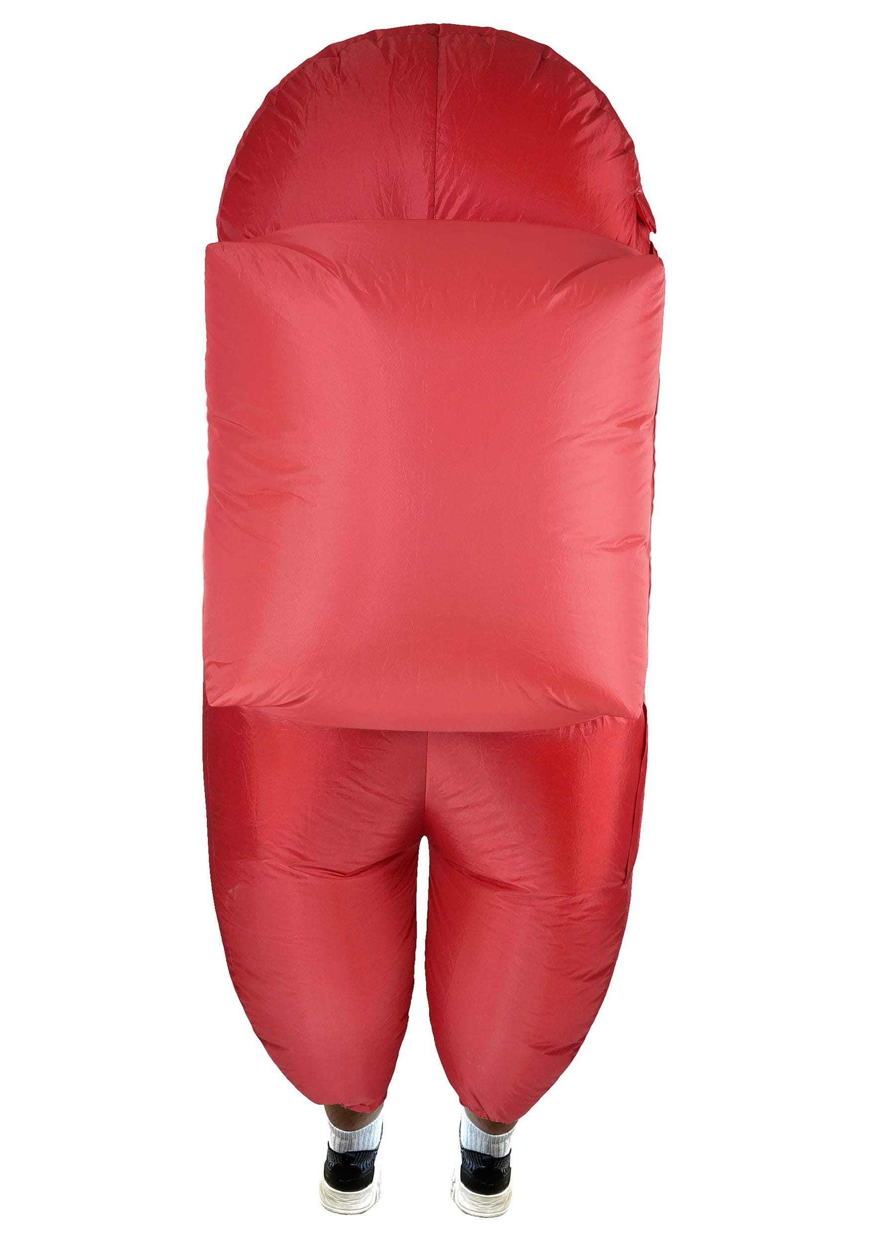 Red Sus Crewmate Killer Child Costume 2 Red Sus Crewmate Killer Child Costume