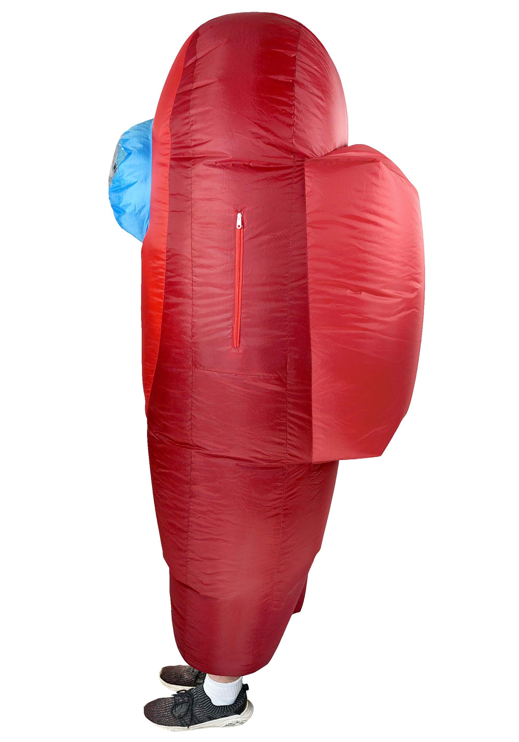 Red Sus Crewmate Killer Child Costume 3 Red Sus Crewmate Killer Child Costume