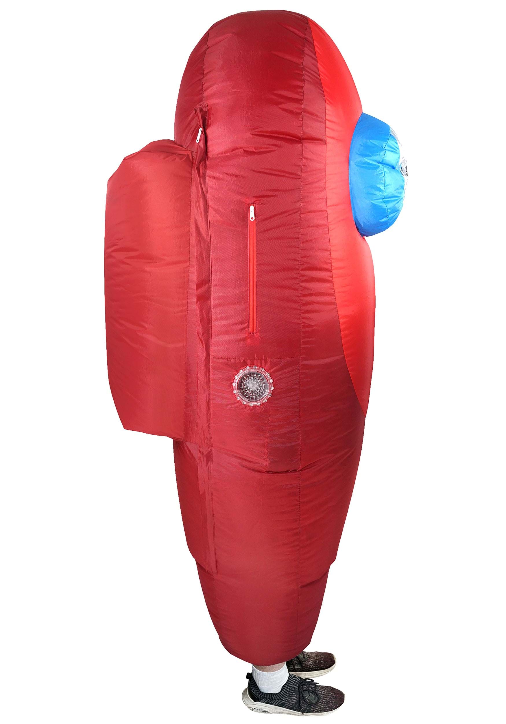Red Sus Crewmate Killer Child Costume 4 Red Sus Crewmate Killer Child Costume