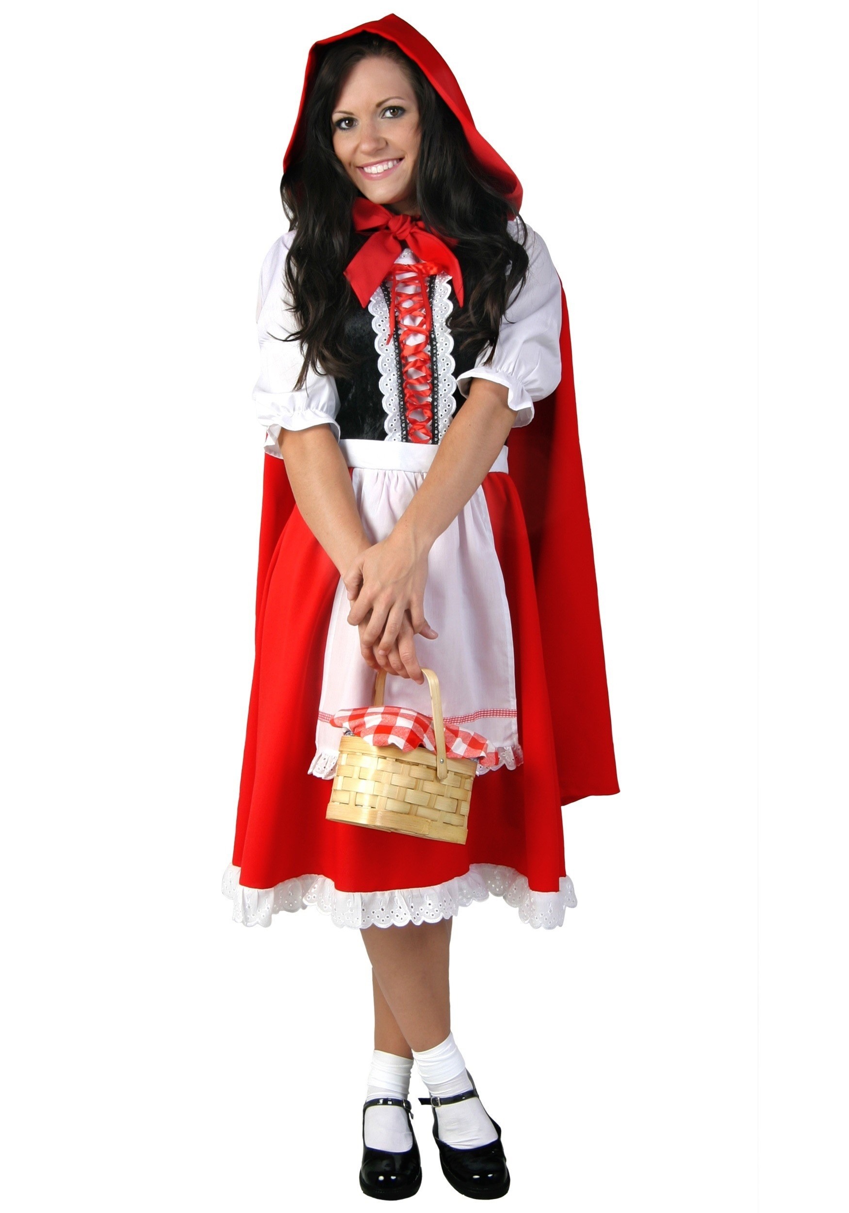 Plus Size Red Riding Hood Costume Dress for Women