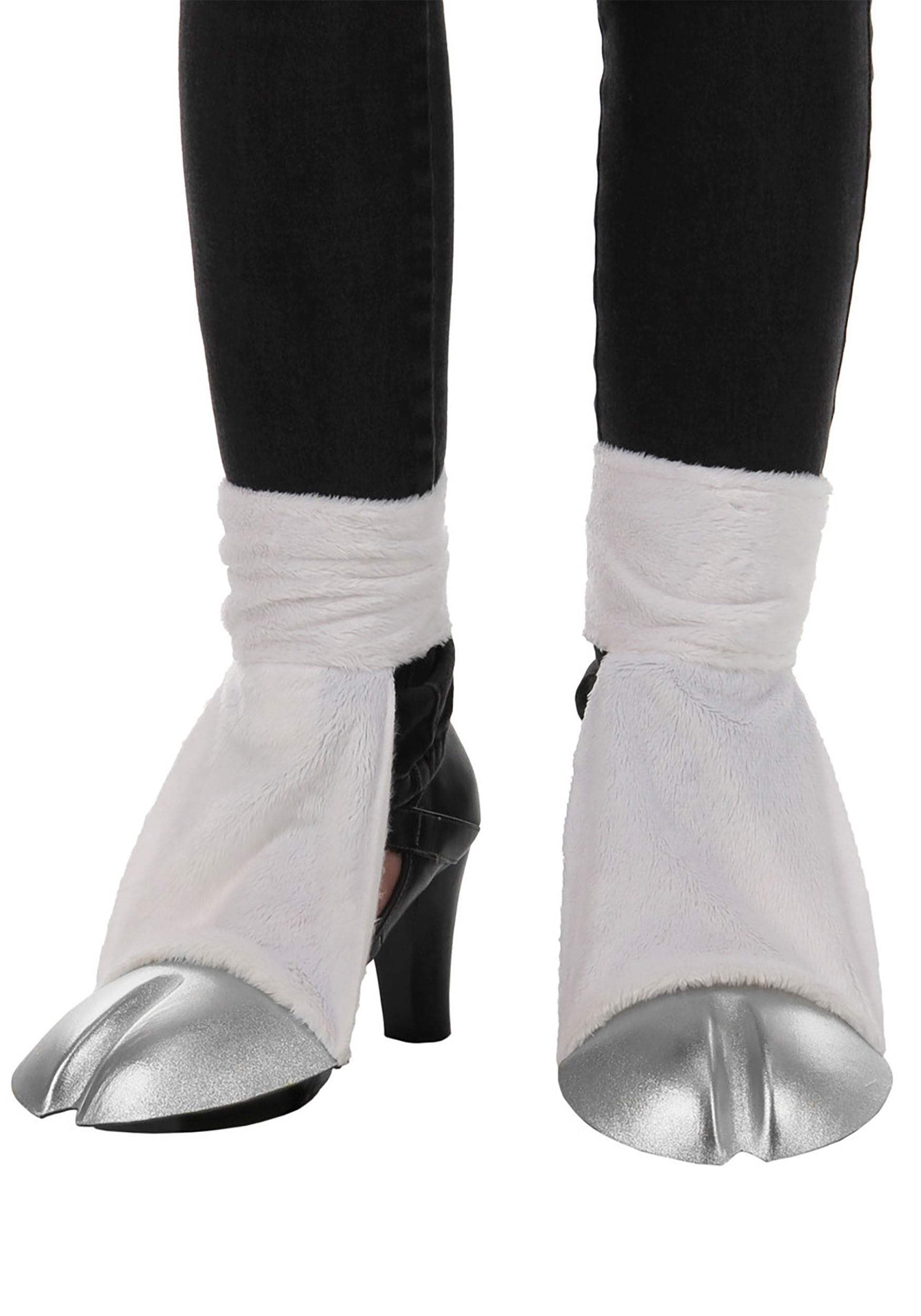 Silver Unicorn Costume Back Hooves