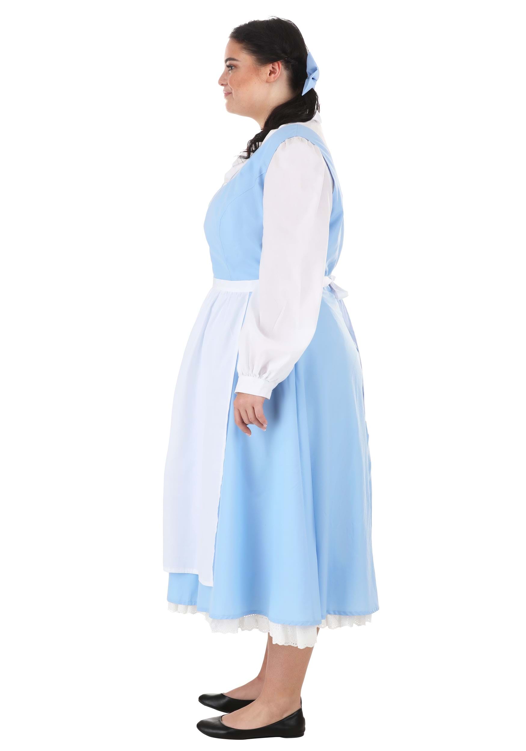 Belle Blue Dress Costume for Plus Size Women from Disney's Beauty and the Beast 4 Belle Blue Dress Costume for Plus Size Women from Disney's Beauty and the Beast