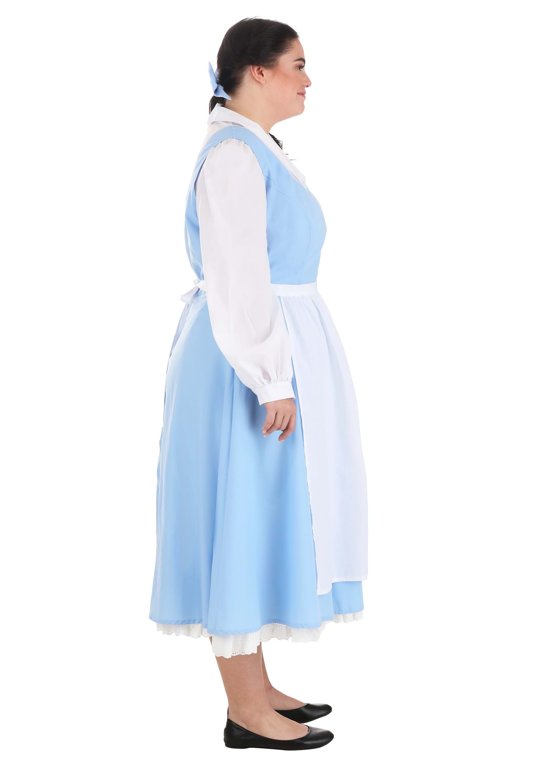 Belle Blue Dress Costume for Plus Size Women from Disney's Beauty and the Beast 5 Belle Blue Dress Costume for Plus Size Women from Disney's Beauty and the Beast