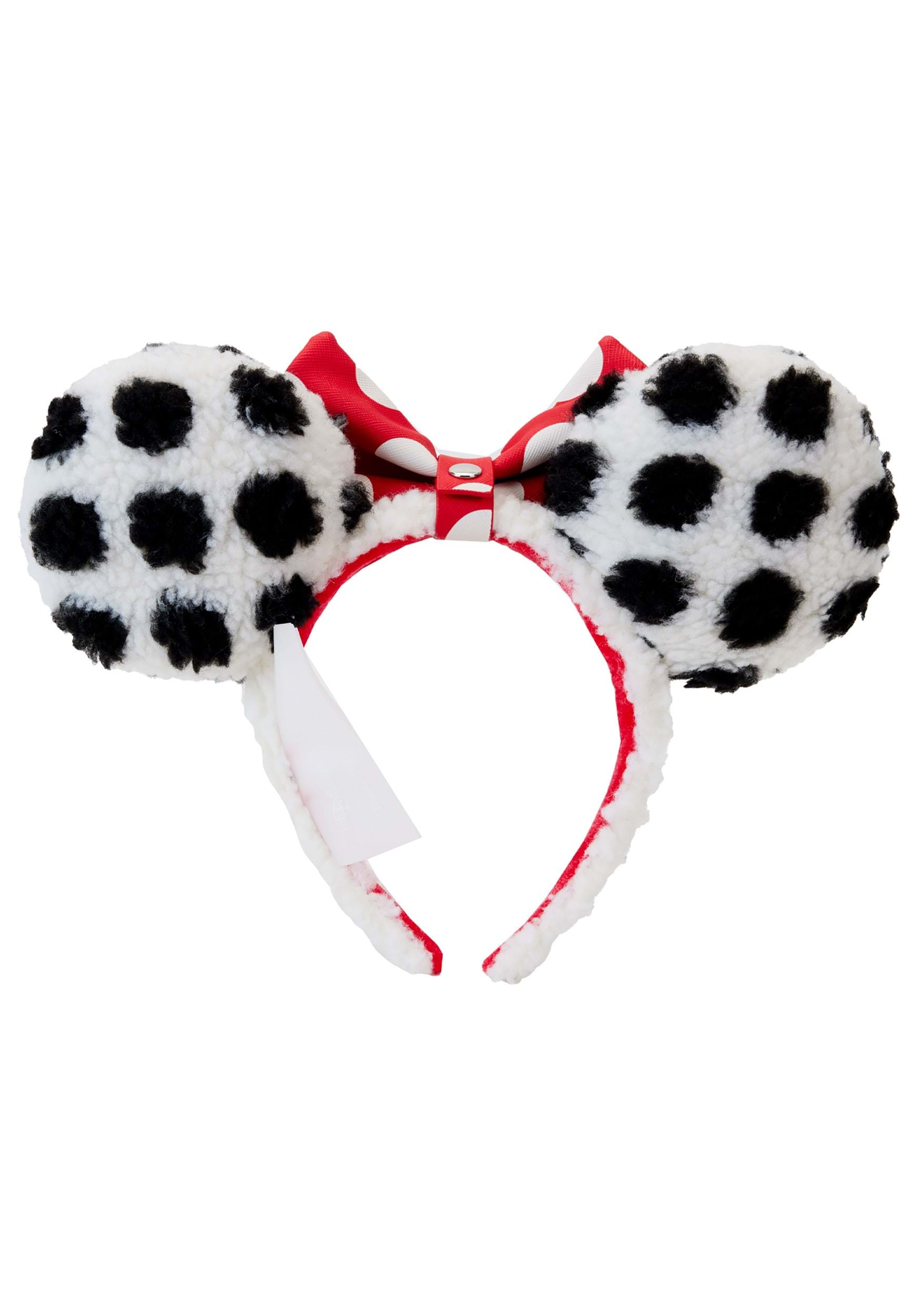 Disney Minnie Mouse Rocks the Dots Loungefly Sherpa Headband