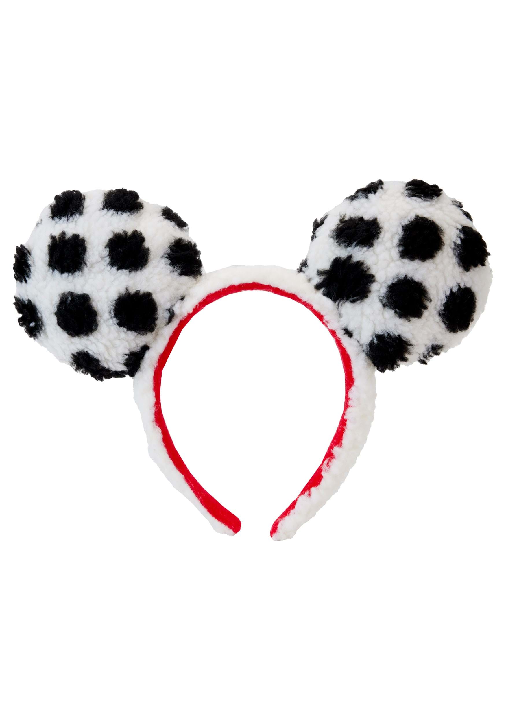 Disney Minnie Mouse Rocks the Dots Loungefly Sherpa Headband