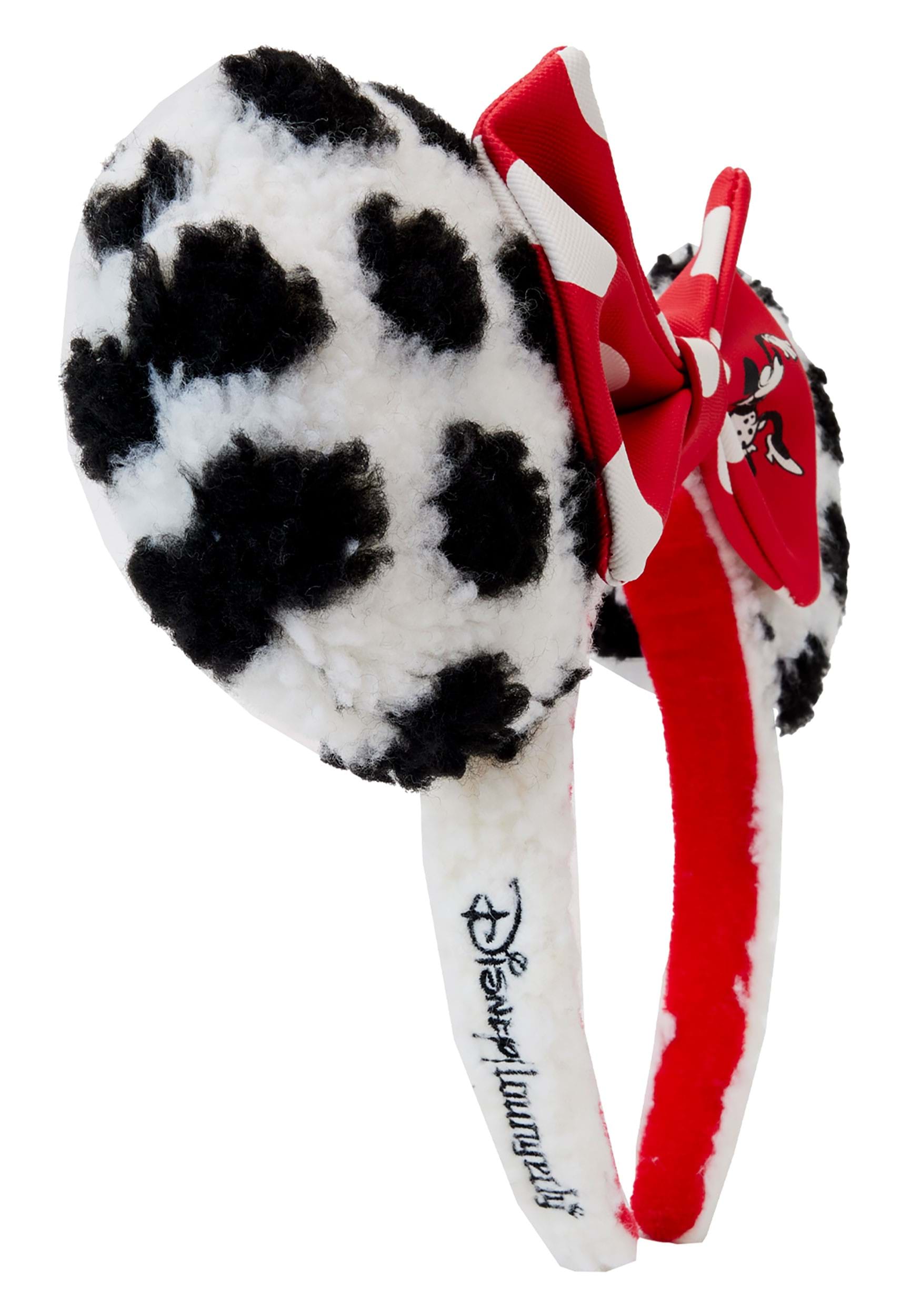 Disney Minnie Mouse Rocks the Dots Loungefly Sherpa Headband
