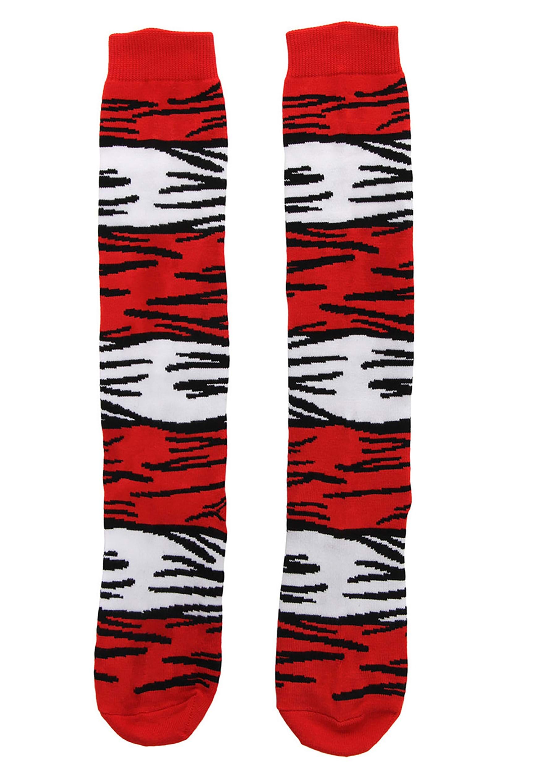 The Cat in the Hat Adult Costume Socks