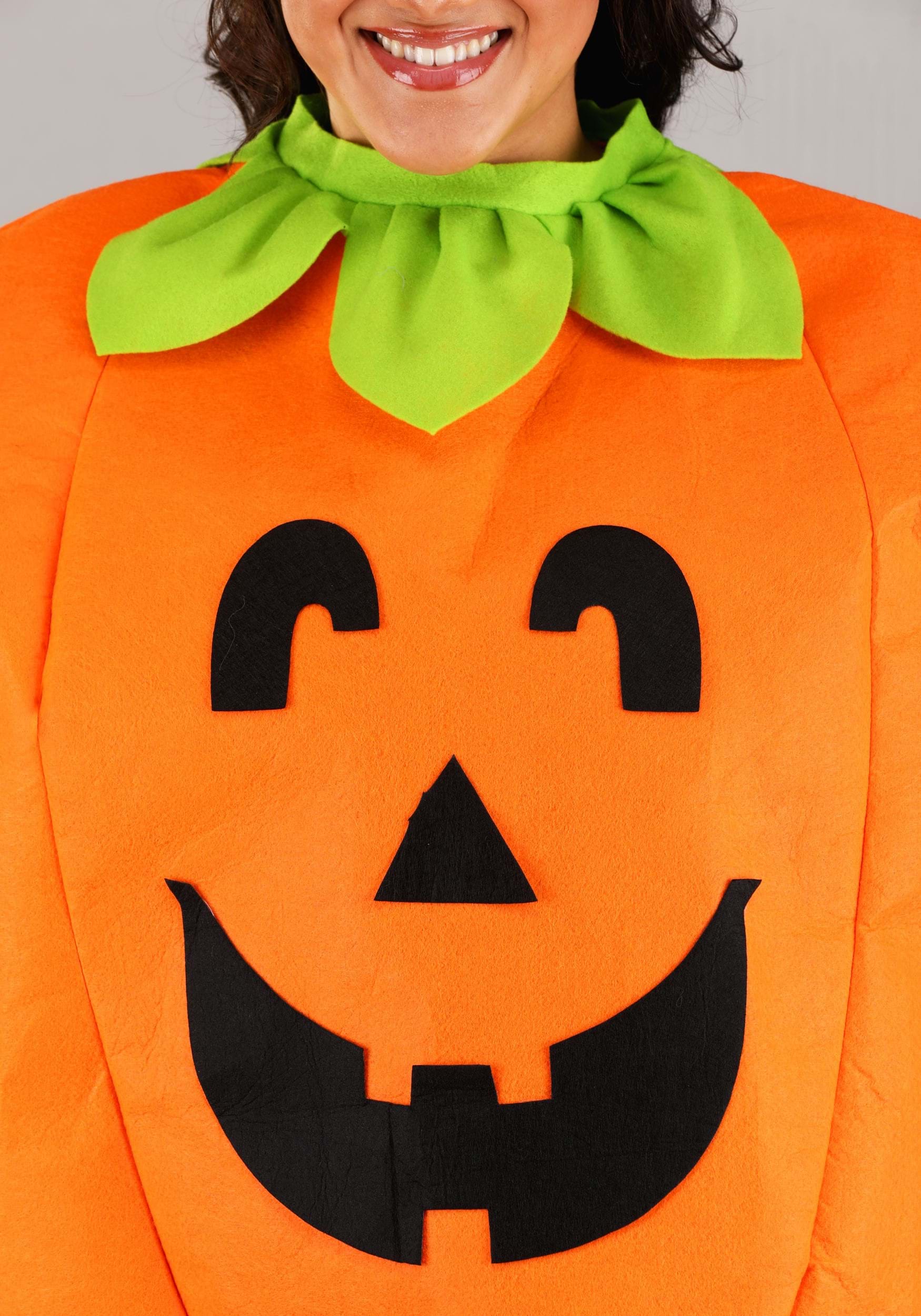 Plus Size Smiley Pumpkin Costume for Adults 2 Plus Size Smiley Pumpkin Costume for Adults