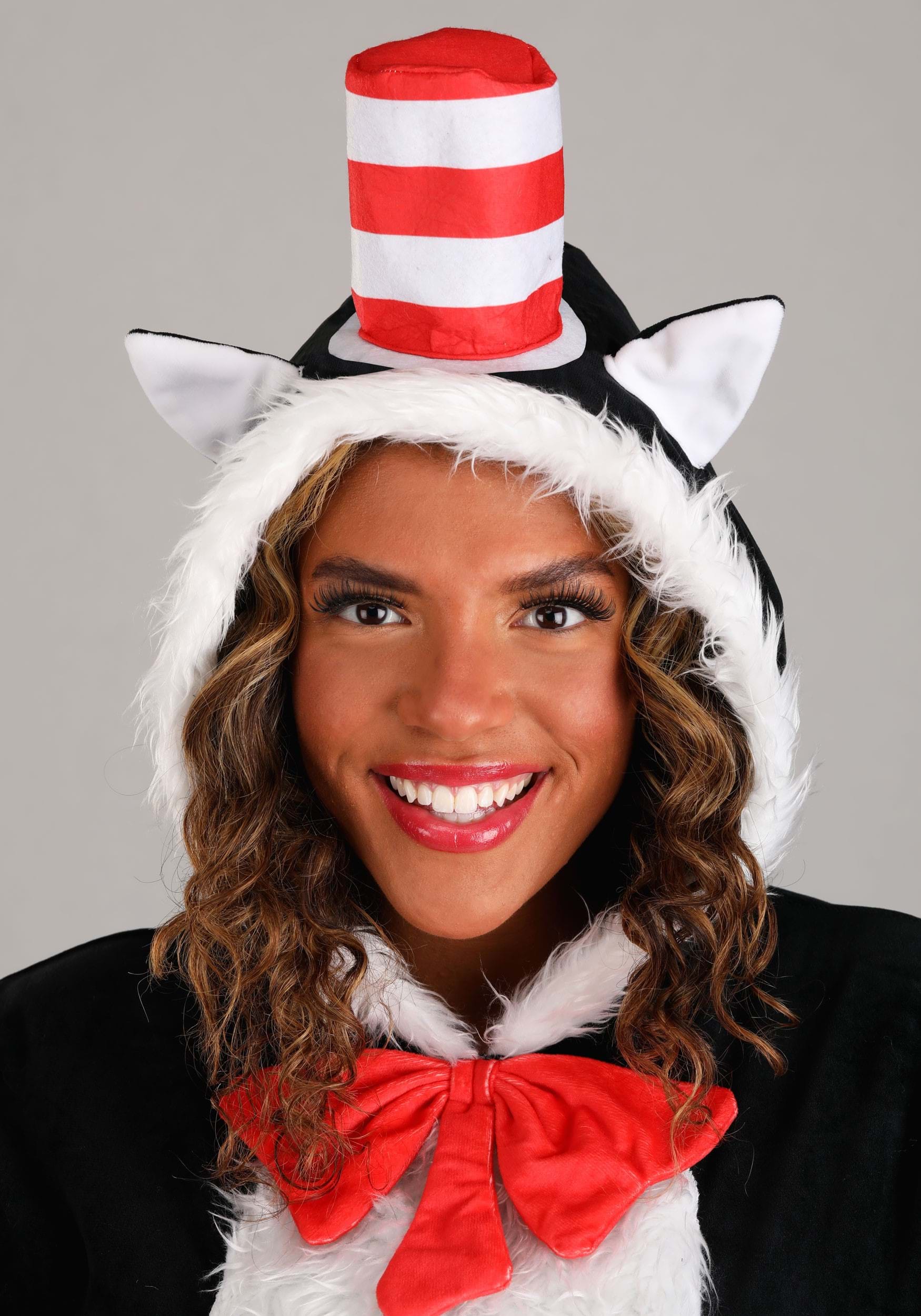Cat in the Hat Adult Hoodie Costume Top 3 Cat in the Hat Adult Hoodie Costume Top