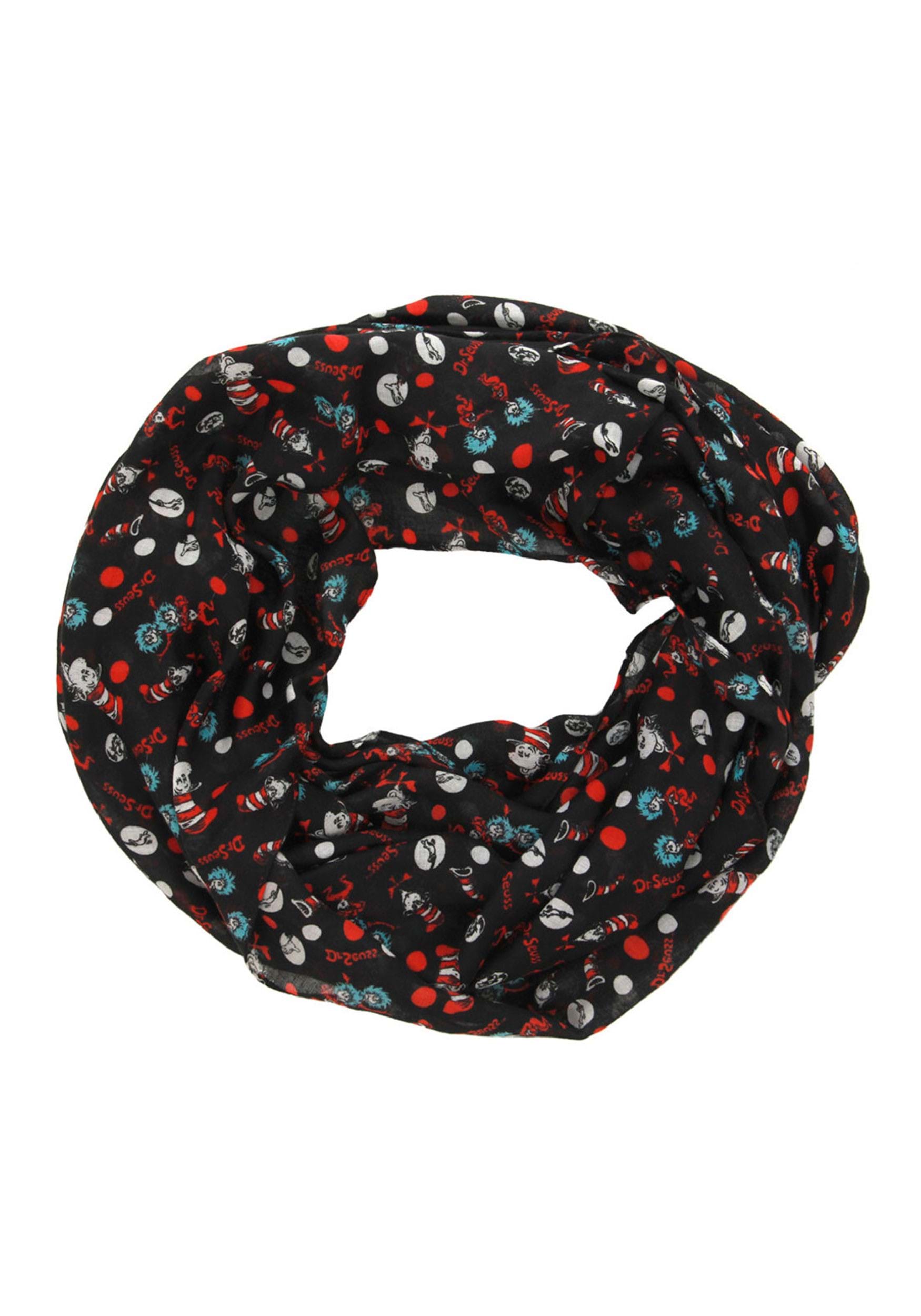 The Cat in The Hat Lightweight Infinity Scarf for Women 4 The Cat in The Hat Lightweight Infinity Scarf for Women