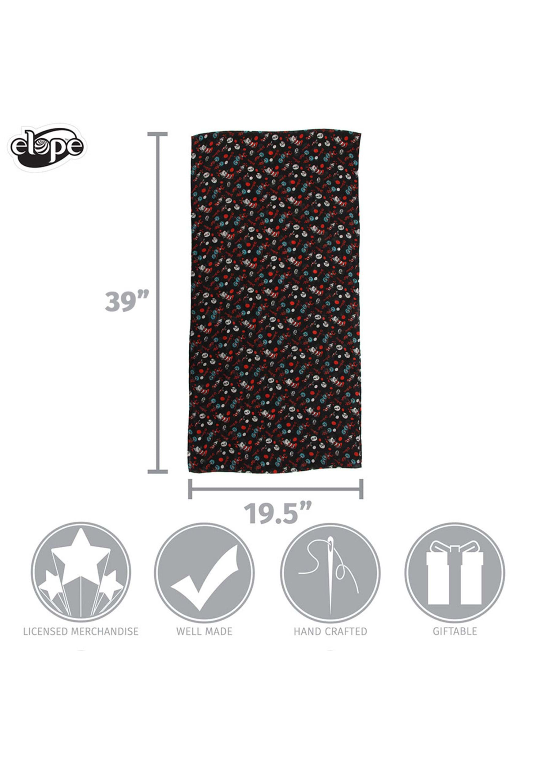The Cat in The Hat Lightweight Infinity Scarf for Women 6 The Cat in The Hat Lightweight Infinity Scarf for Women