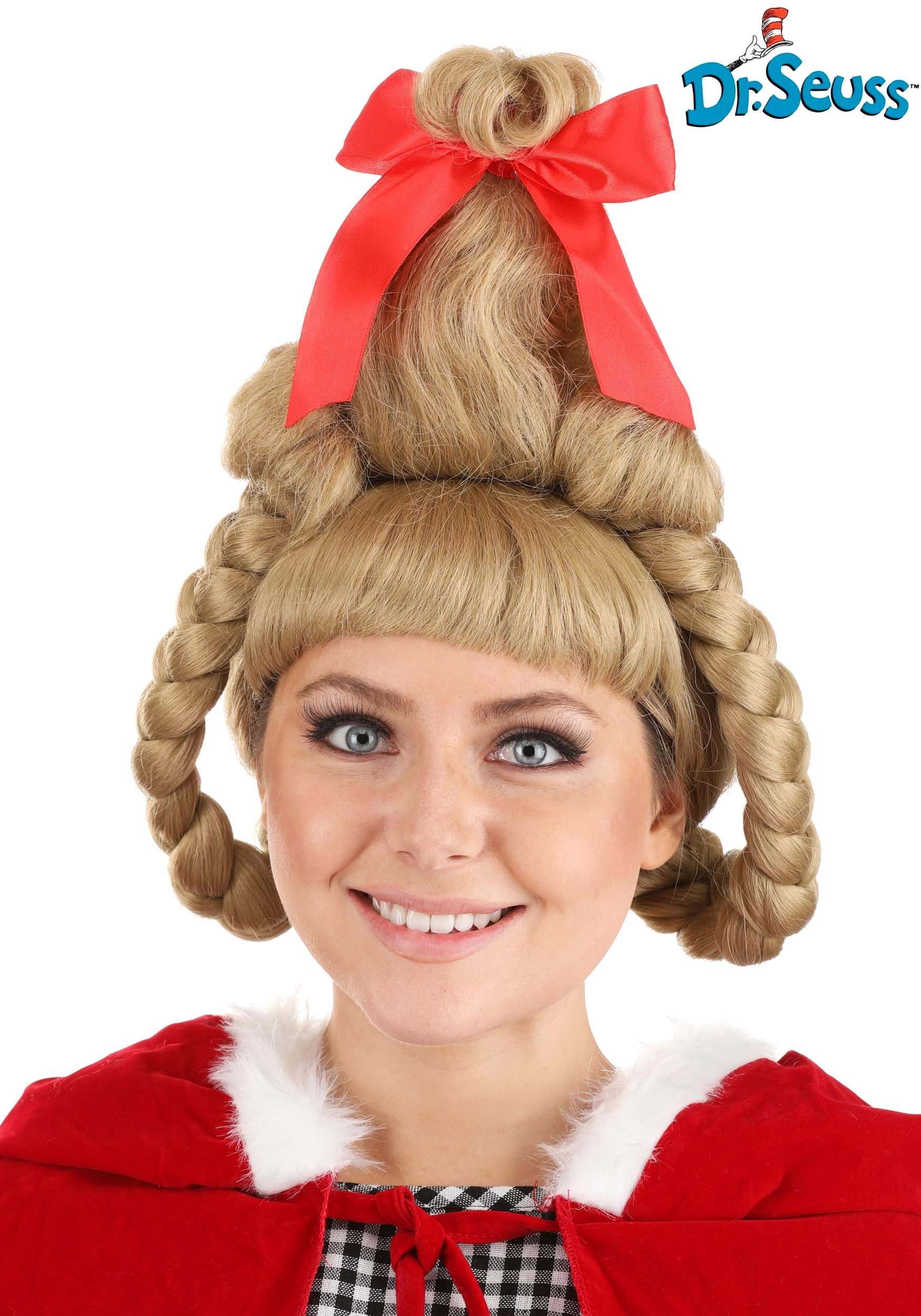 Women's Dr. Seuss Cindy Lou Who Deluxe Costume Wig