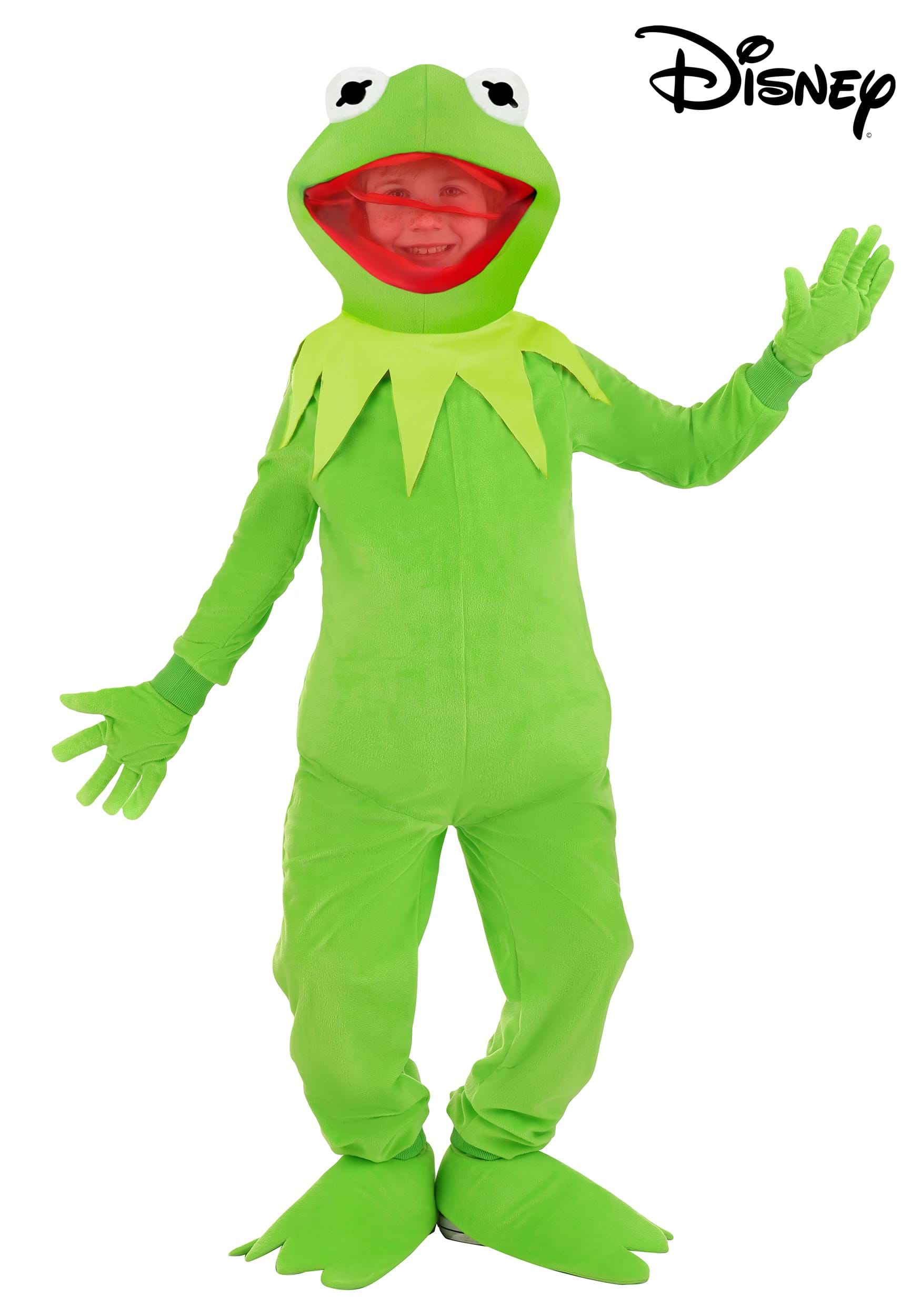 Kid's Disney Kermit the Frog Costume 1 Kid's Disney Kermit the Frog Costume