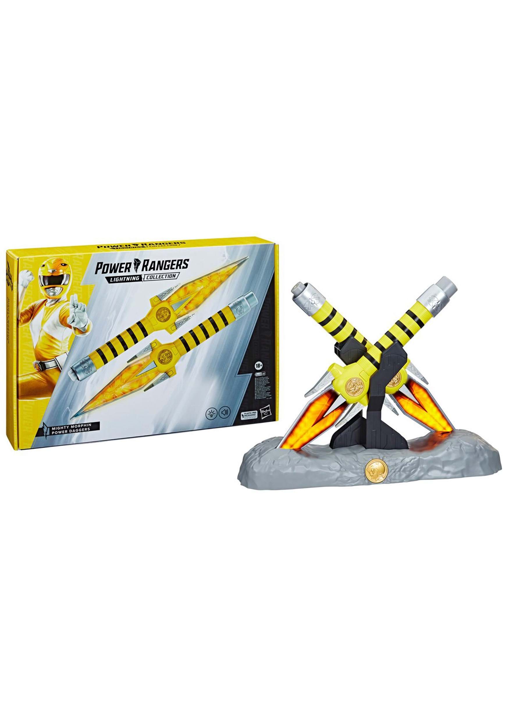 Power Rangers Lightning Collection Mighty Morphin Yellow Ranger Power Daggers Collectible Prop Replica 7 Power Rangers Lightning Collection Mighty Morphin Yellow Ranger Power Daggers Collectible Prop Replica