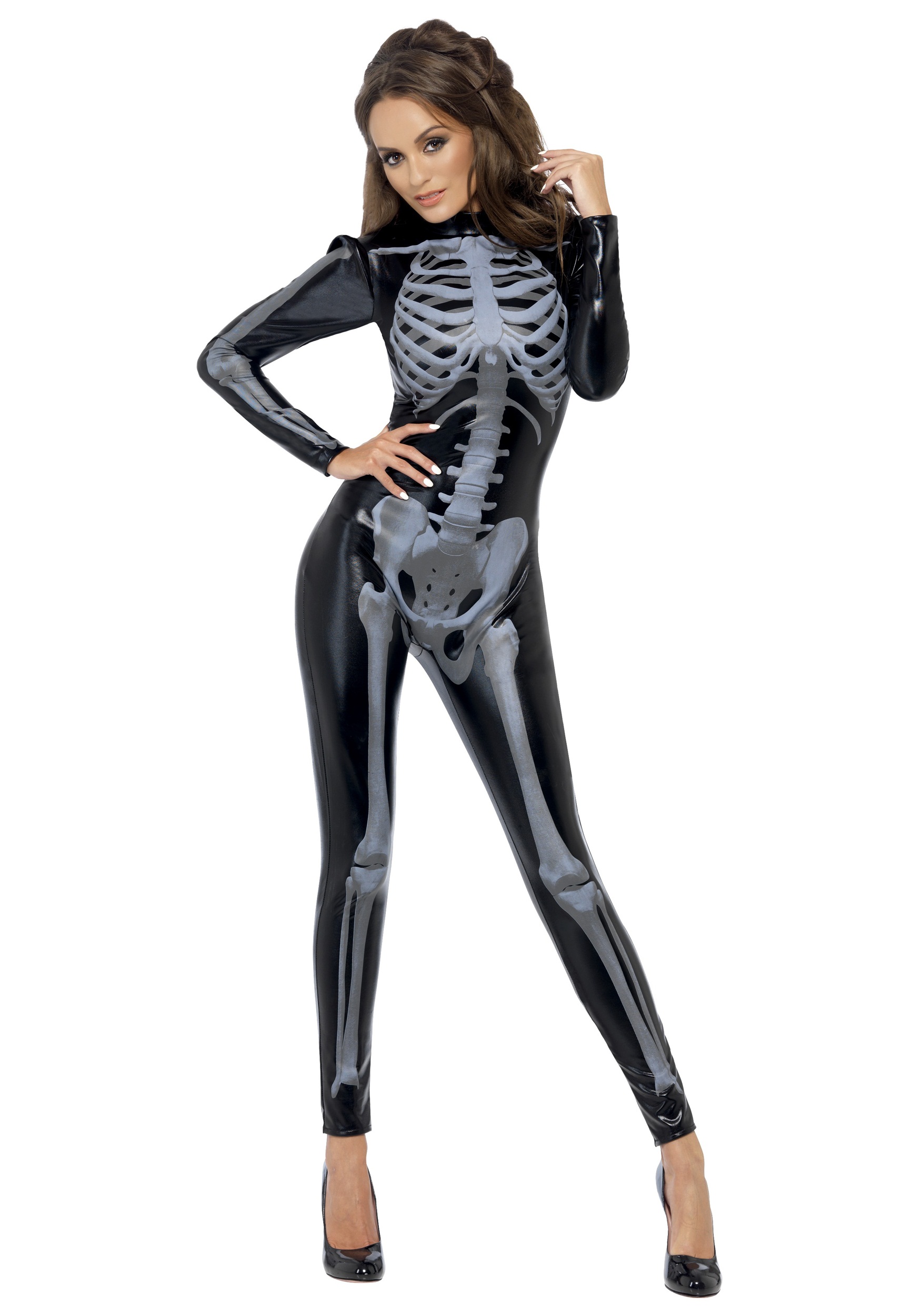 X-Ray Skeleton Women's Jumpsuit Costume