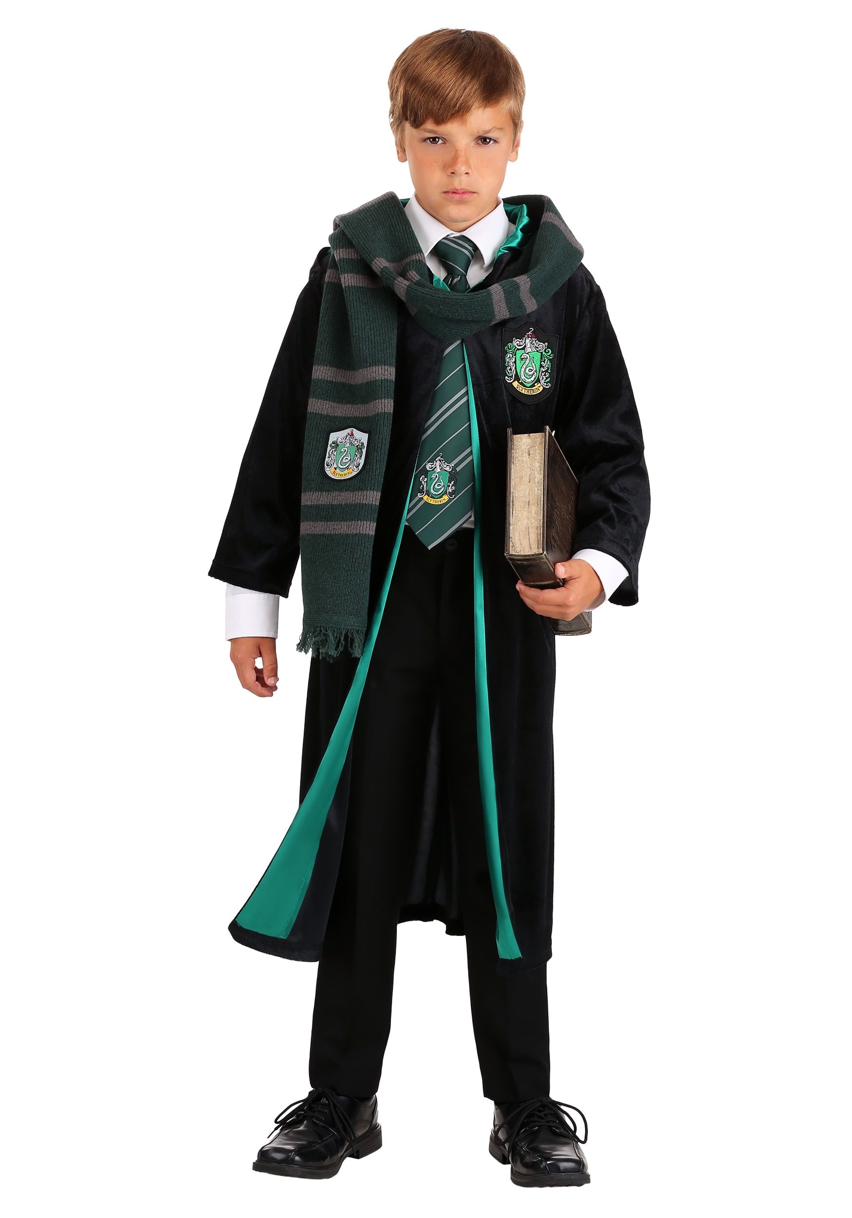 Harry Potter Deluxe Slytherin Costume Robe for Kids