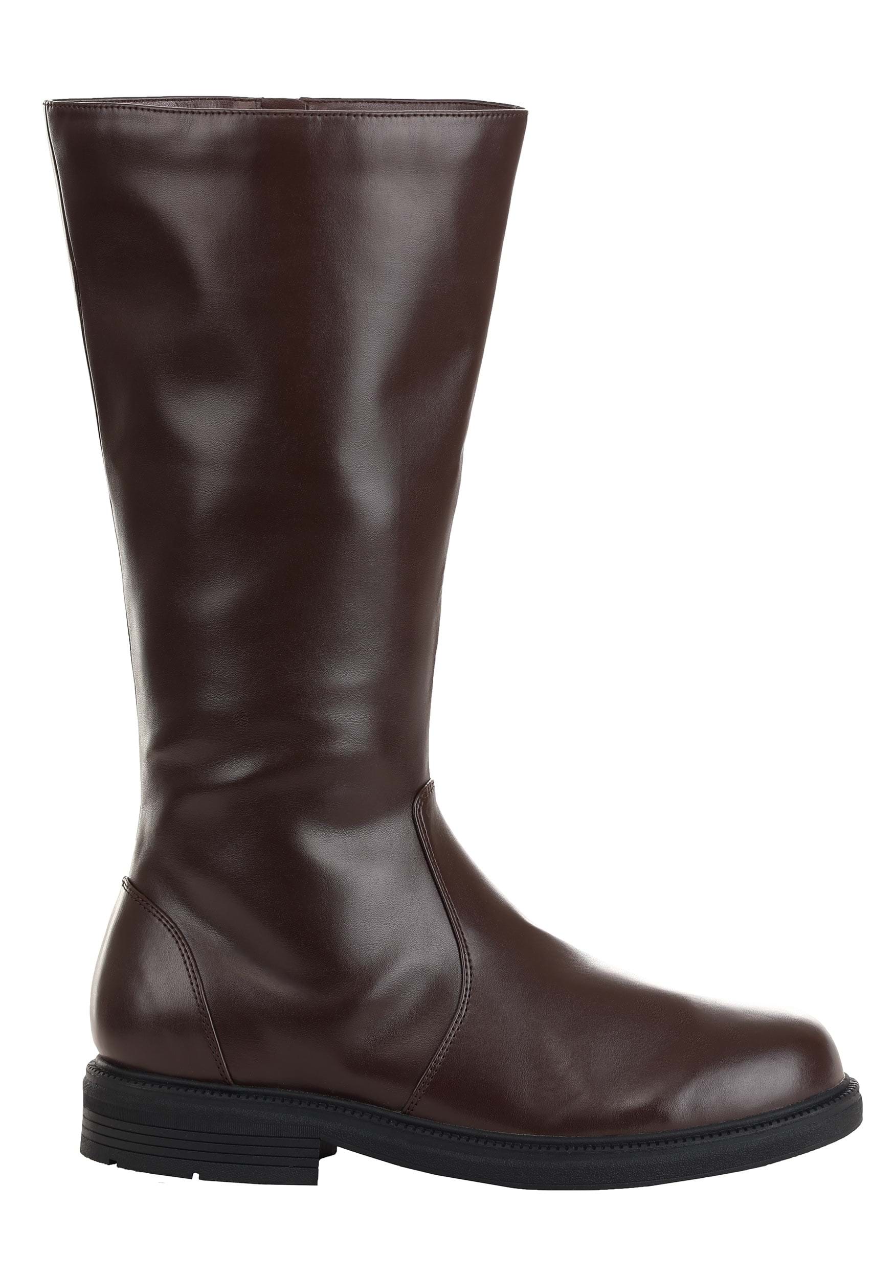 Tall Brown Costume Boots for Adults